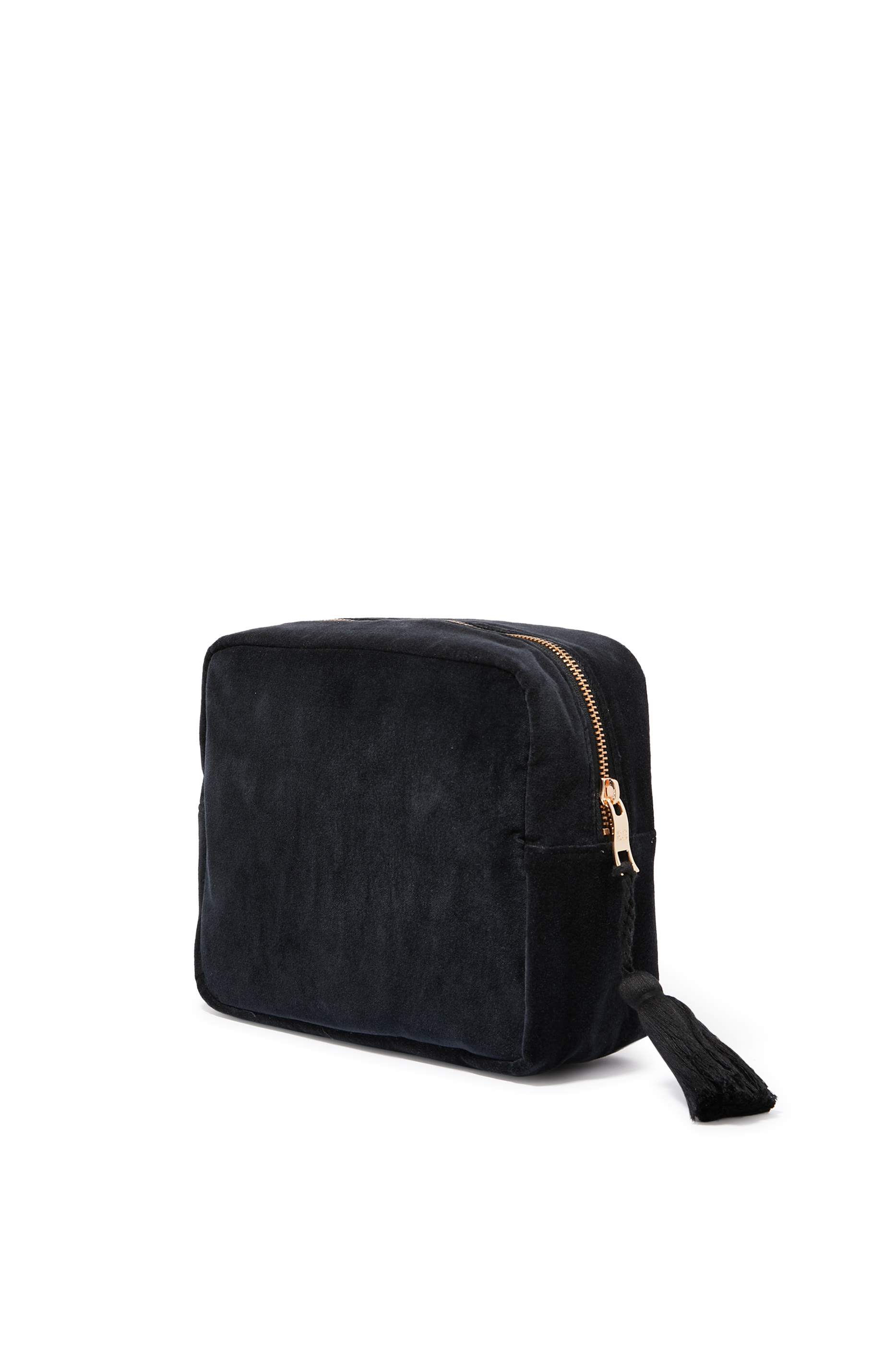 حقيبة مستحضرات عناية ذاتية بتطريزات استوائية ونمر