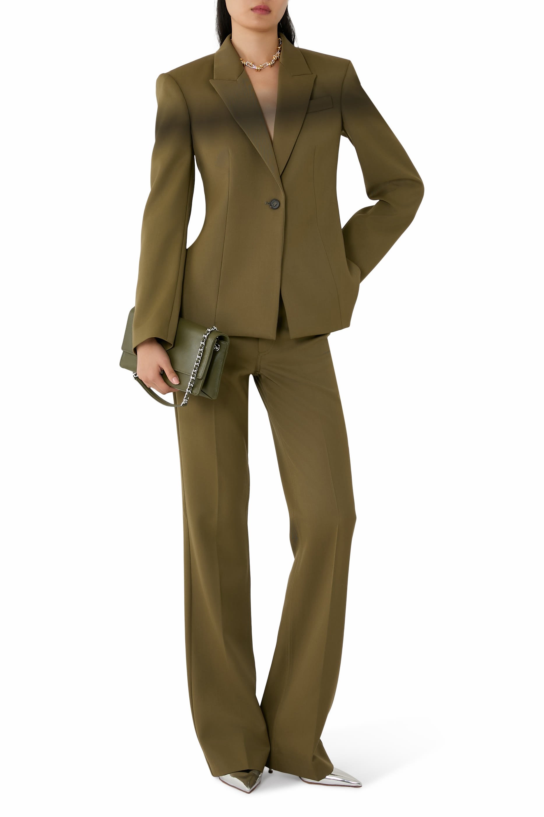 بنطال بقصة طويلة صوف