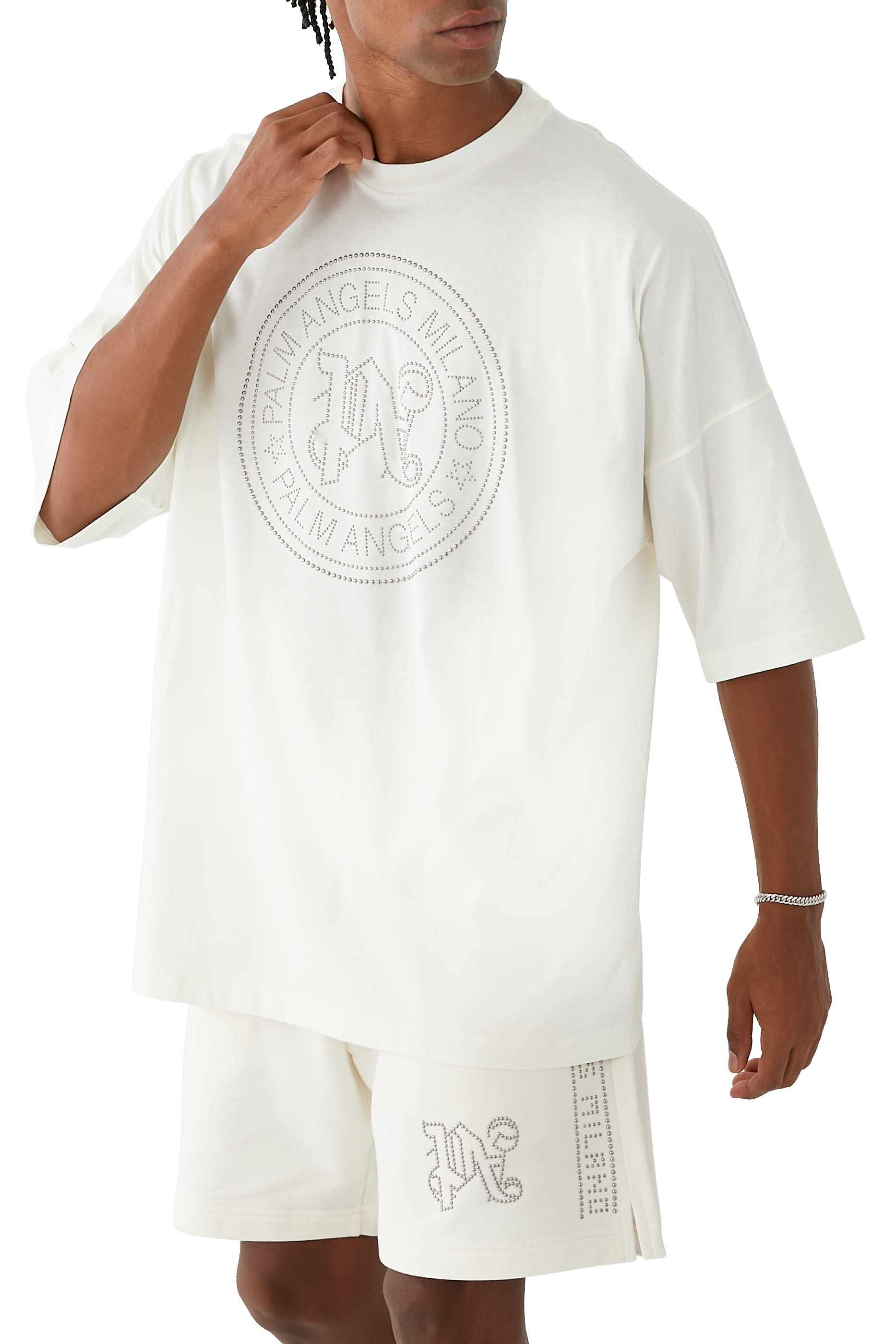 تيشيرت بطبعات ميلانو مرصعة