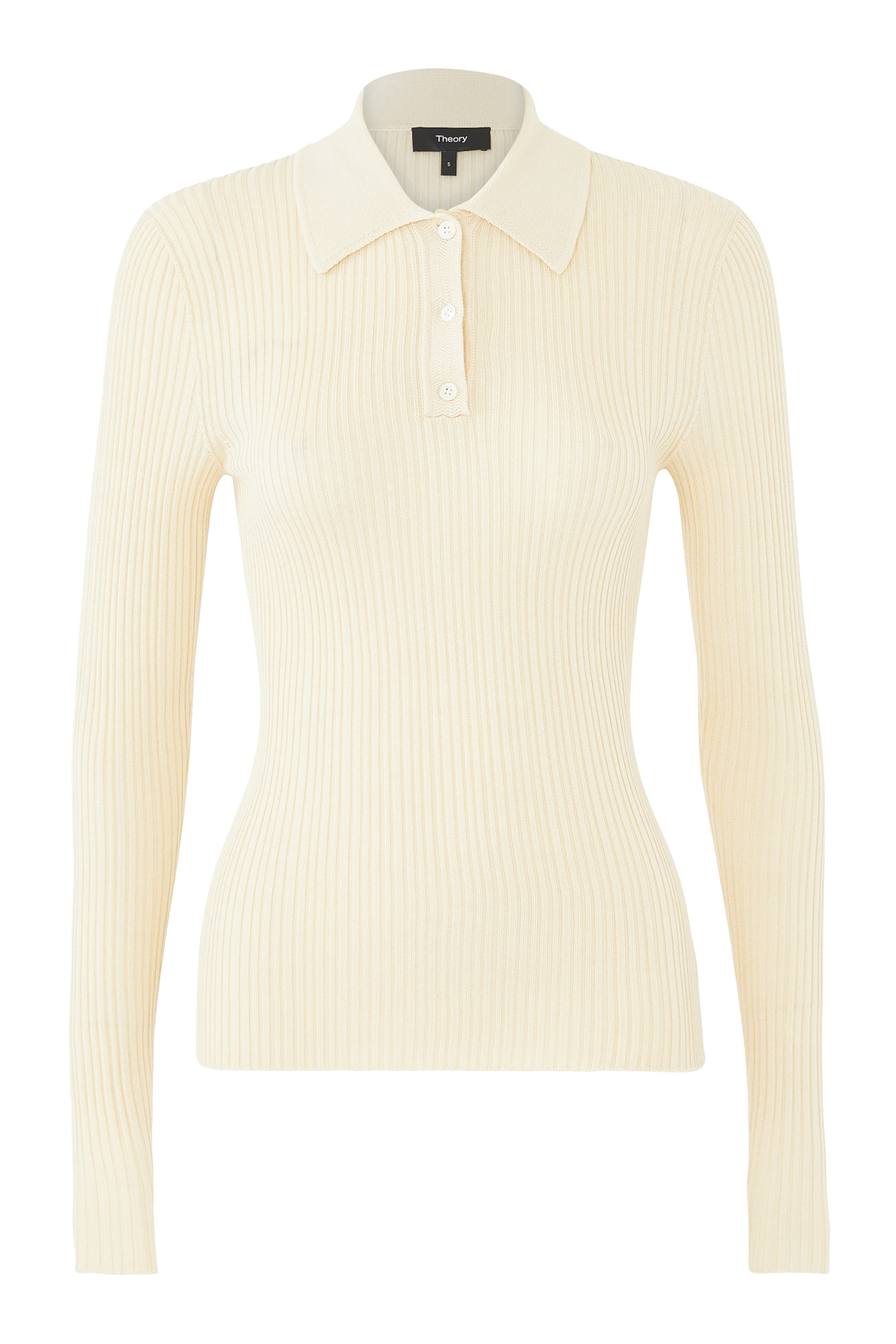 قميص بولو بقصة سليم نسيج مضلع