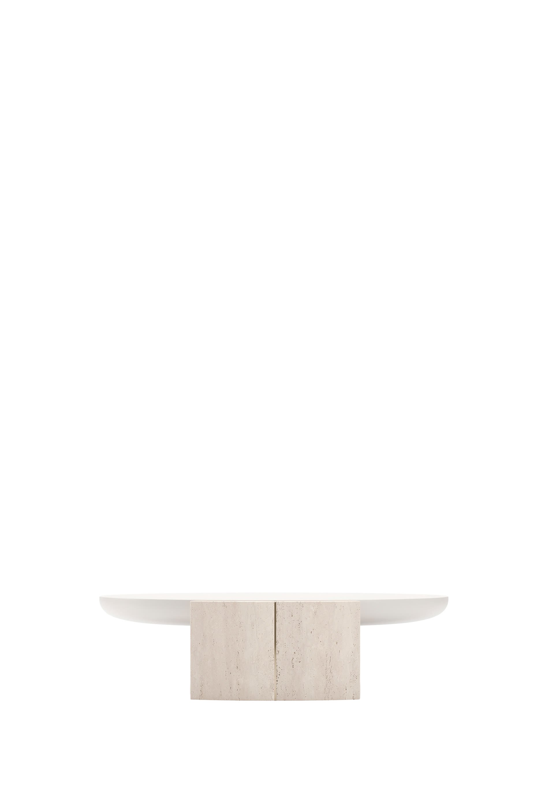 طاولة قهوة بتصميم متداخل