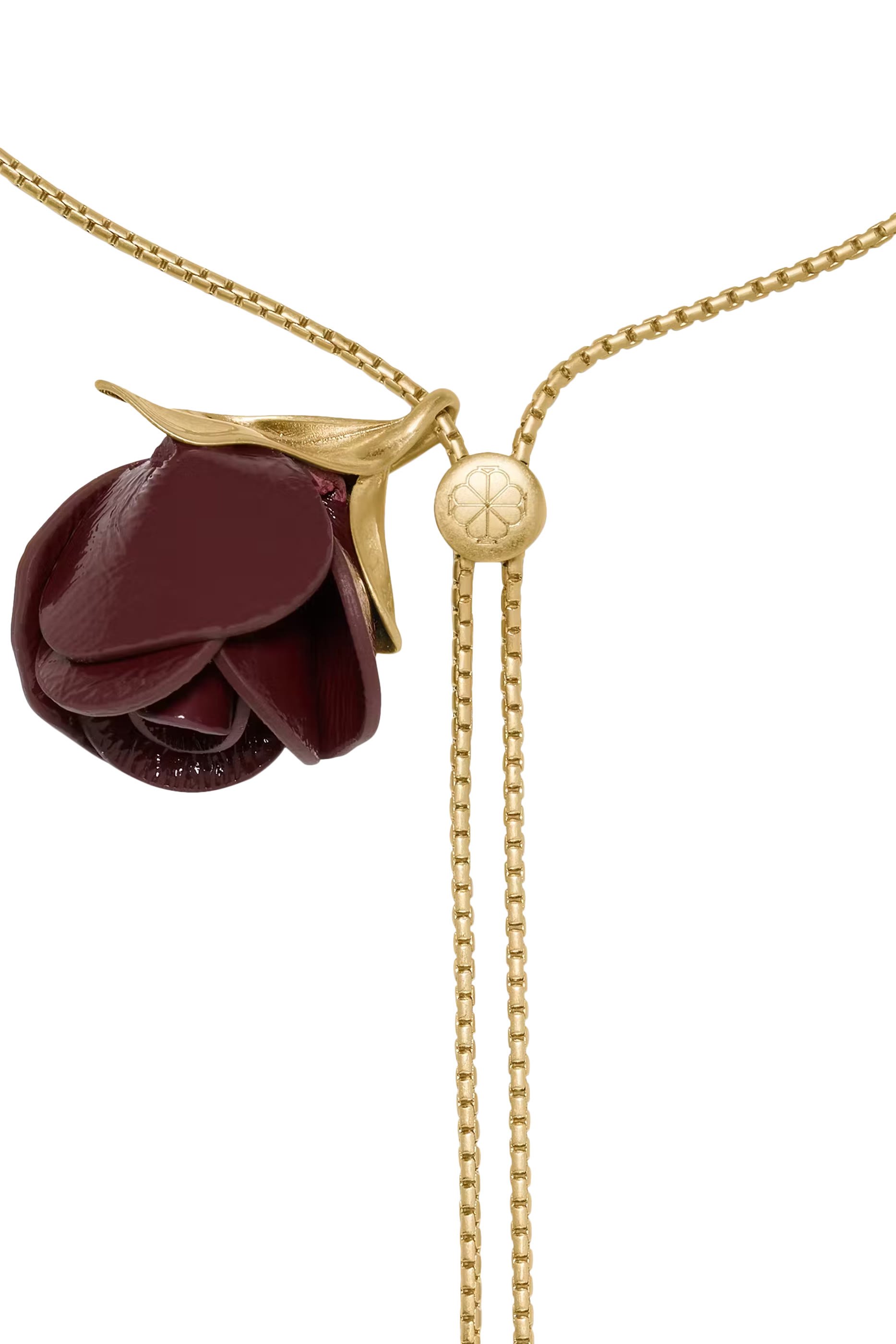 قلادة بنمط ملفوف بحلي بتصميم براعم ورد