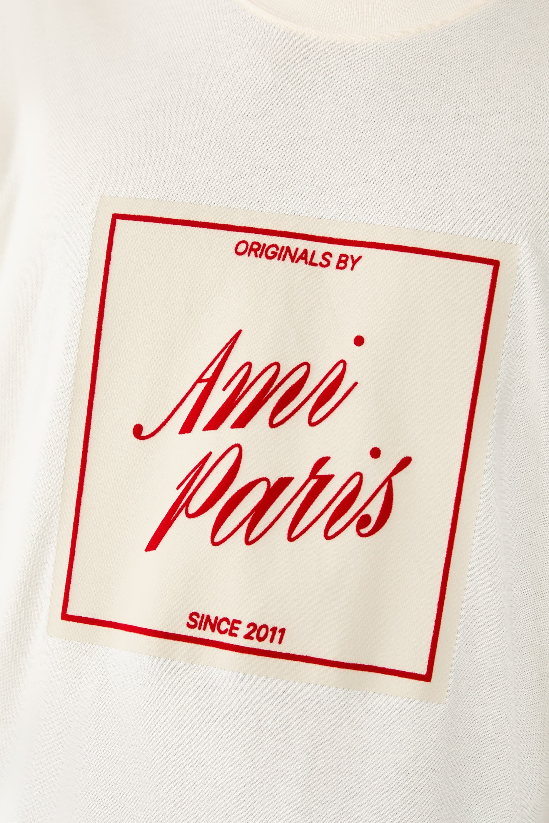 Cotton Ami Paris Heritage Print T-Shirt