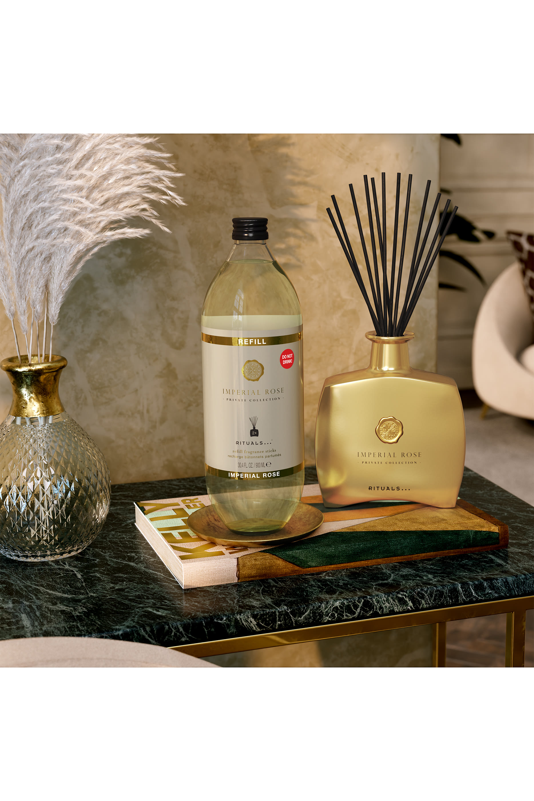 عبوة إعادة ملء موزع عطر إمبريال روز