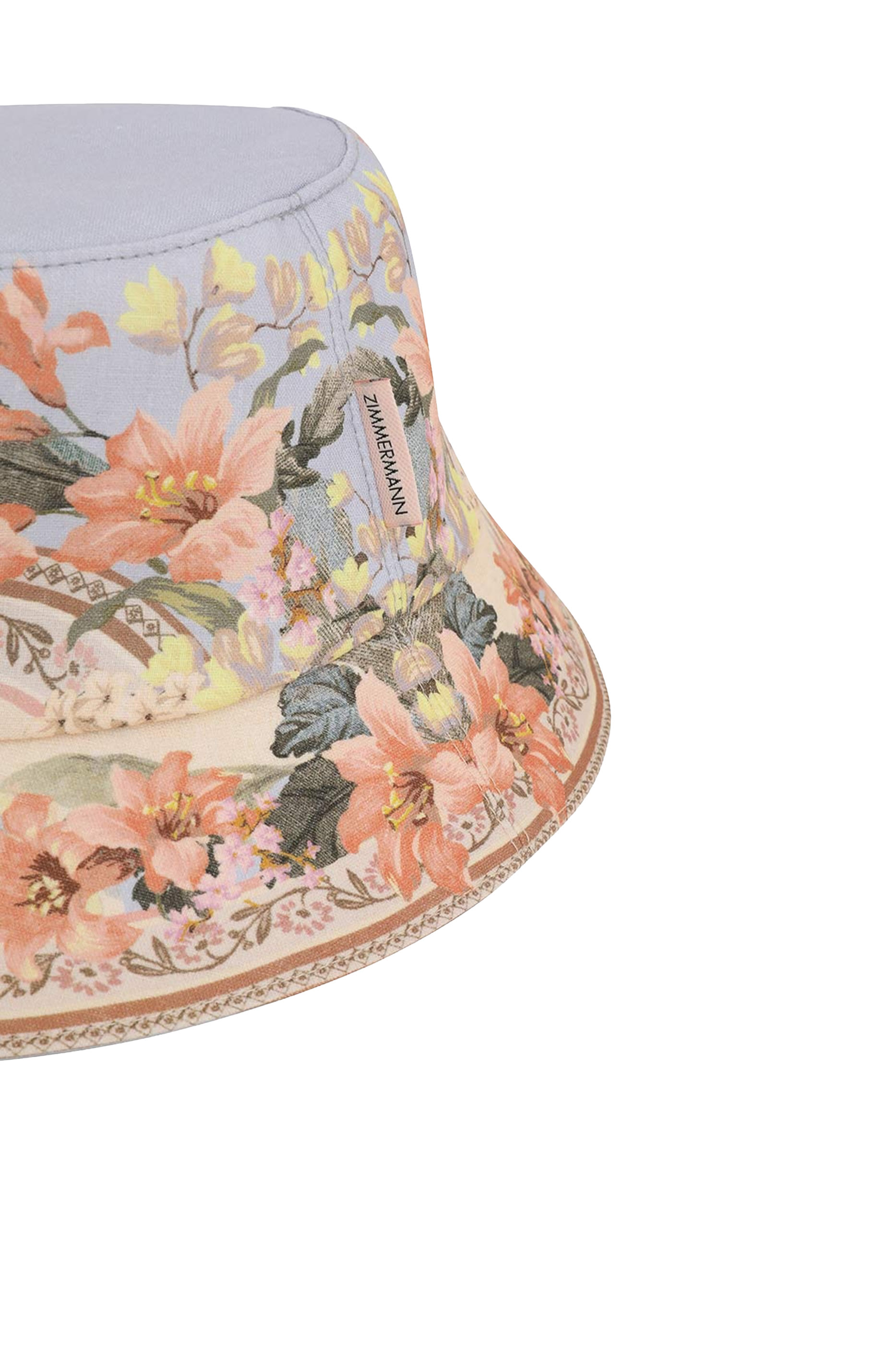 قبعة باكيت قماش قنب بنقشة