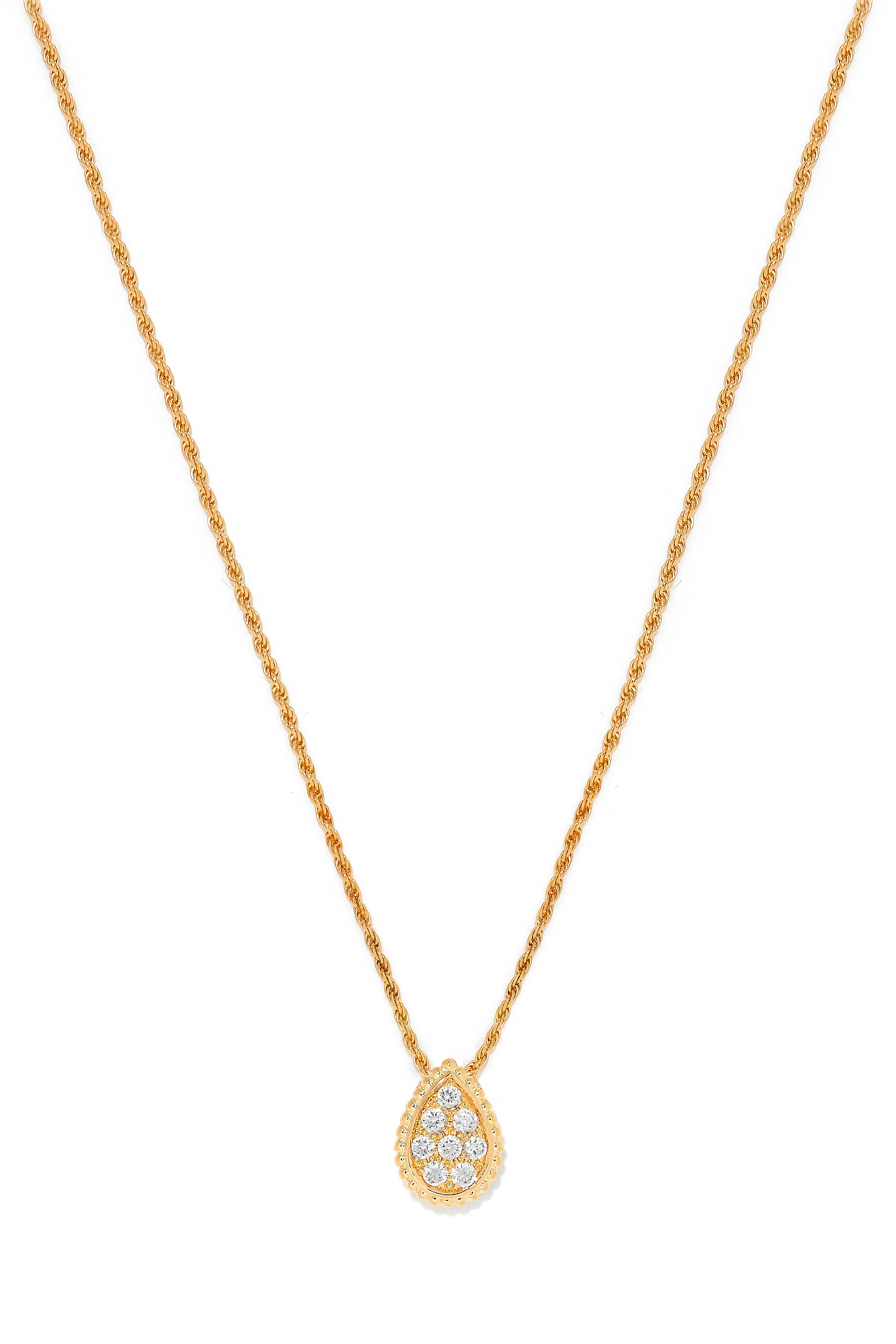 قلادة سيربنت بوهيم بدلاية مرصعة بماس