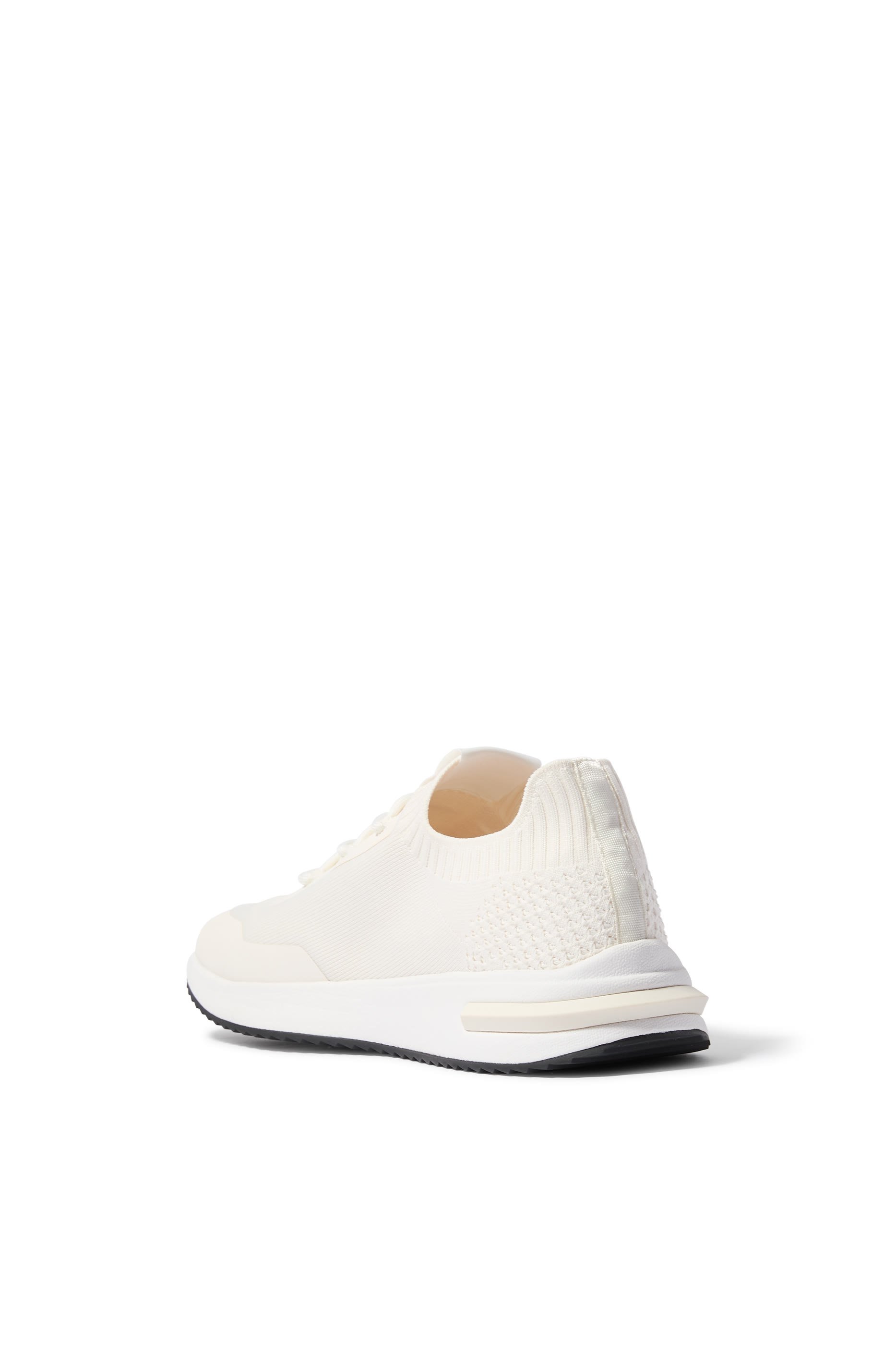 سنيكرز بتصميم جورب بشعار الماركة قماش شبكي