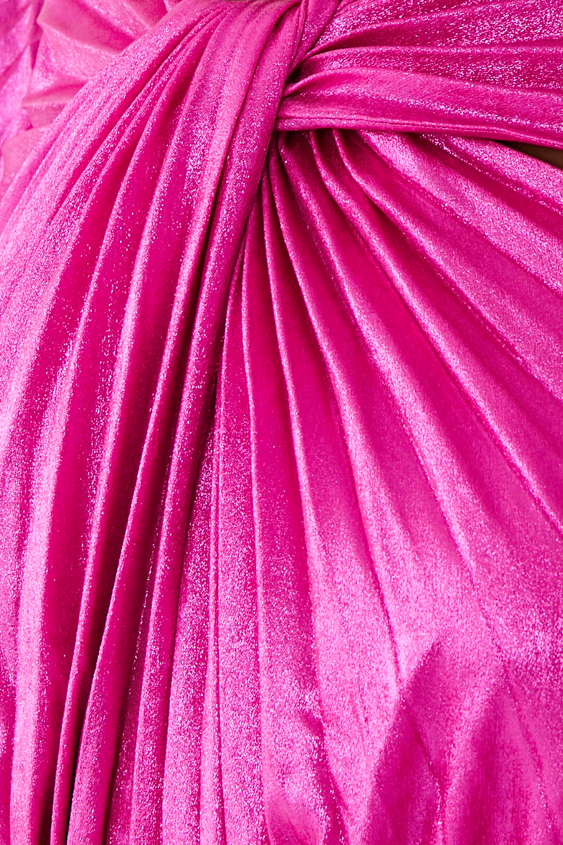 فستان روزيلا طويل بأكمام منفوخة