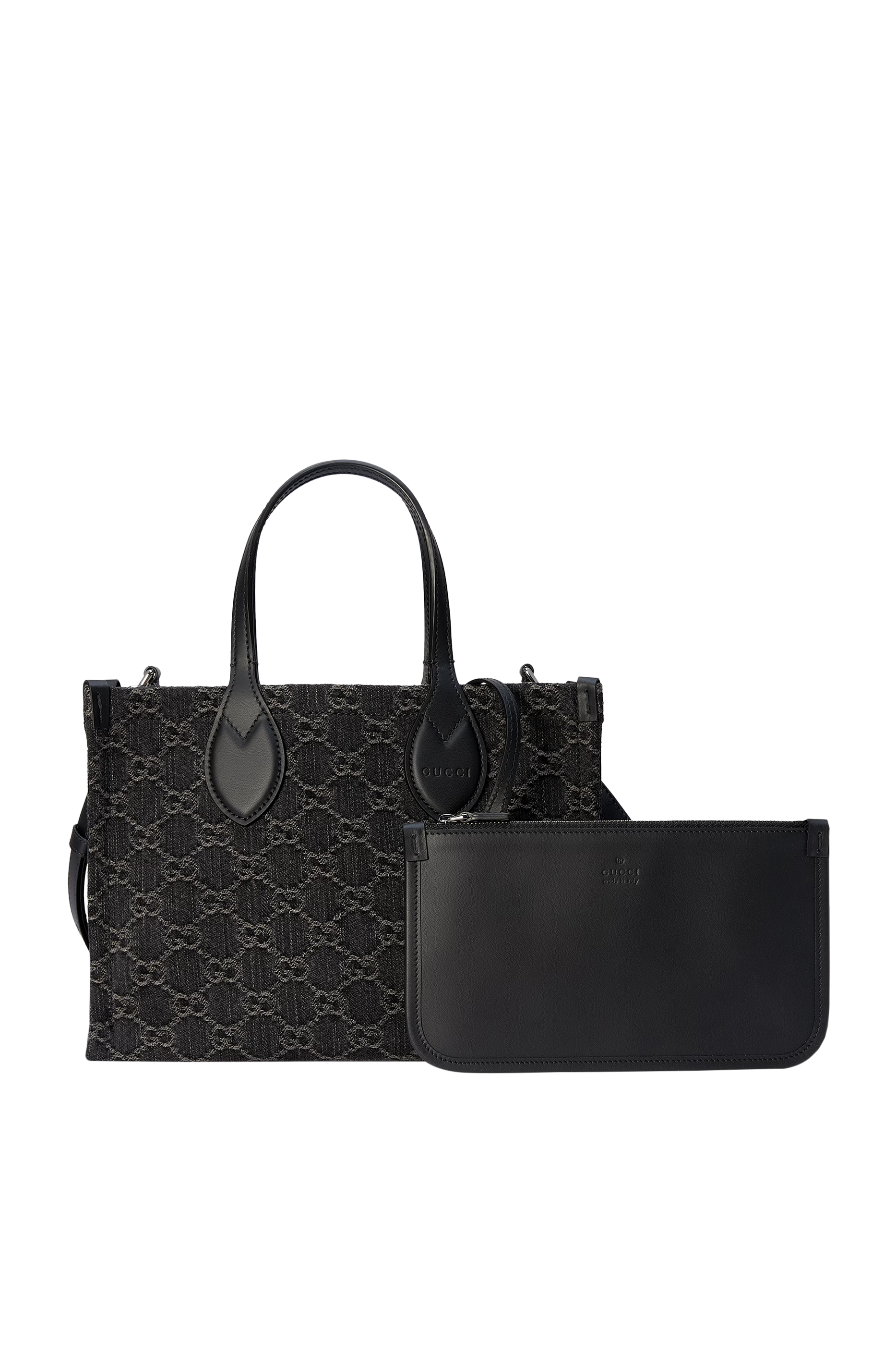 حقيبة يد أوفيديا متوسطة بنقشة حرفي شعار الماركة