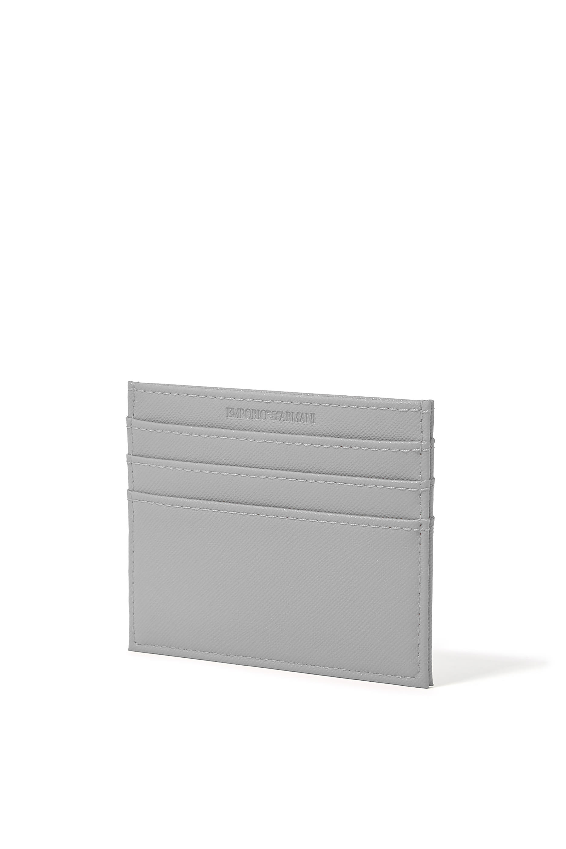 حافظة بطاقات بحلية شعار الماركة