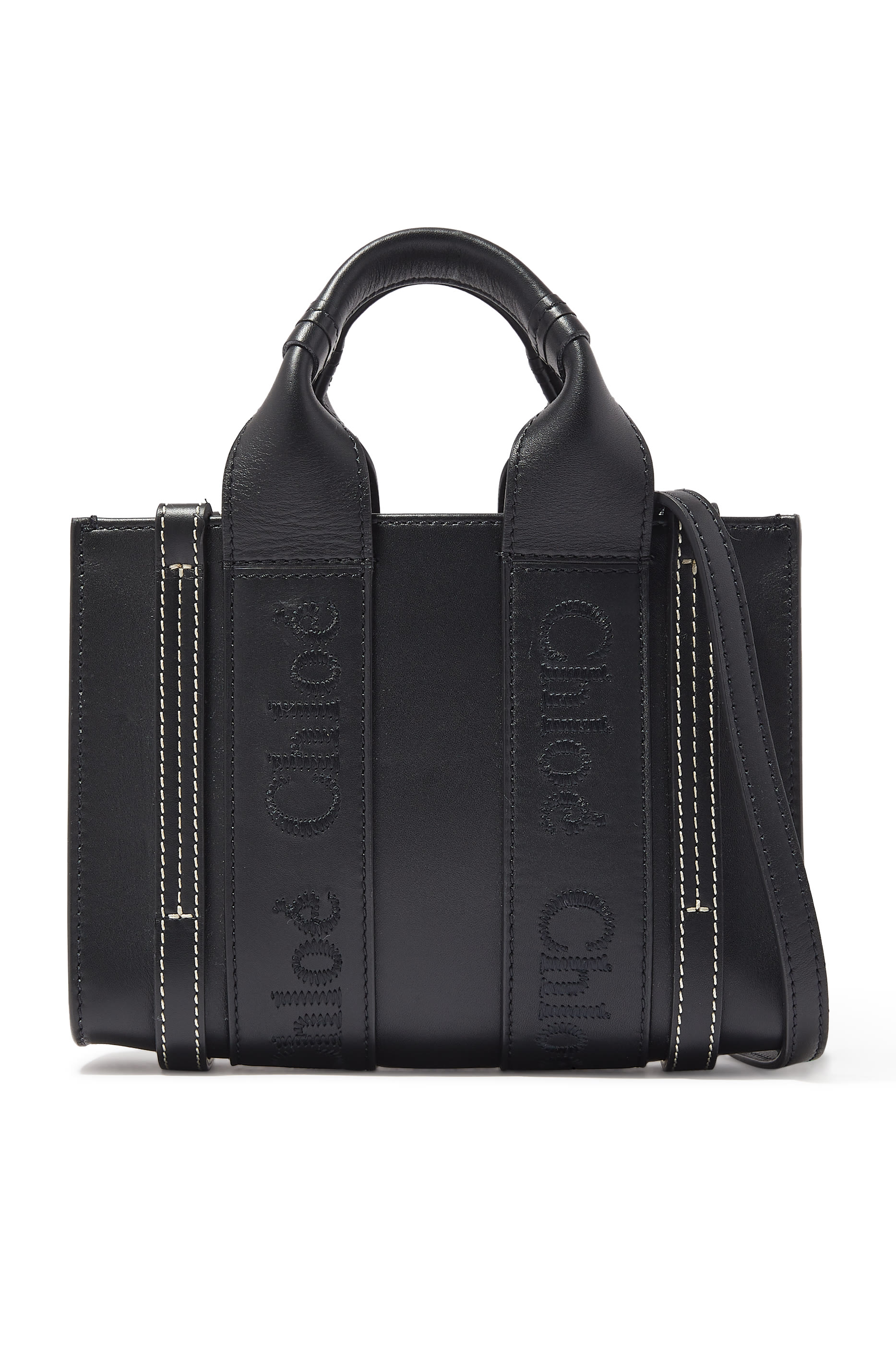 حقيبة يد وودي جلد صغيرة