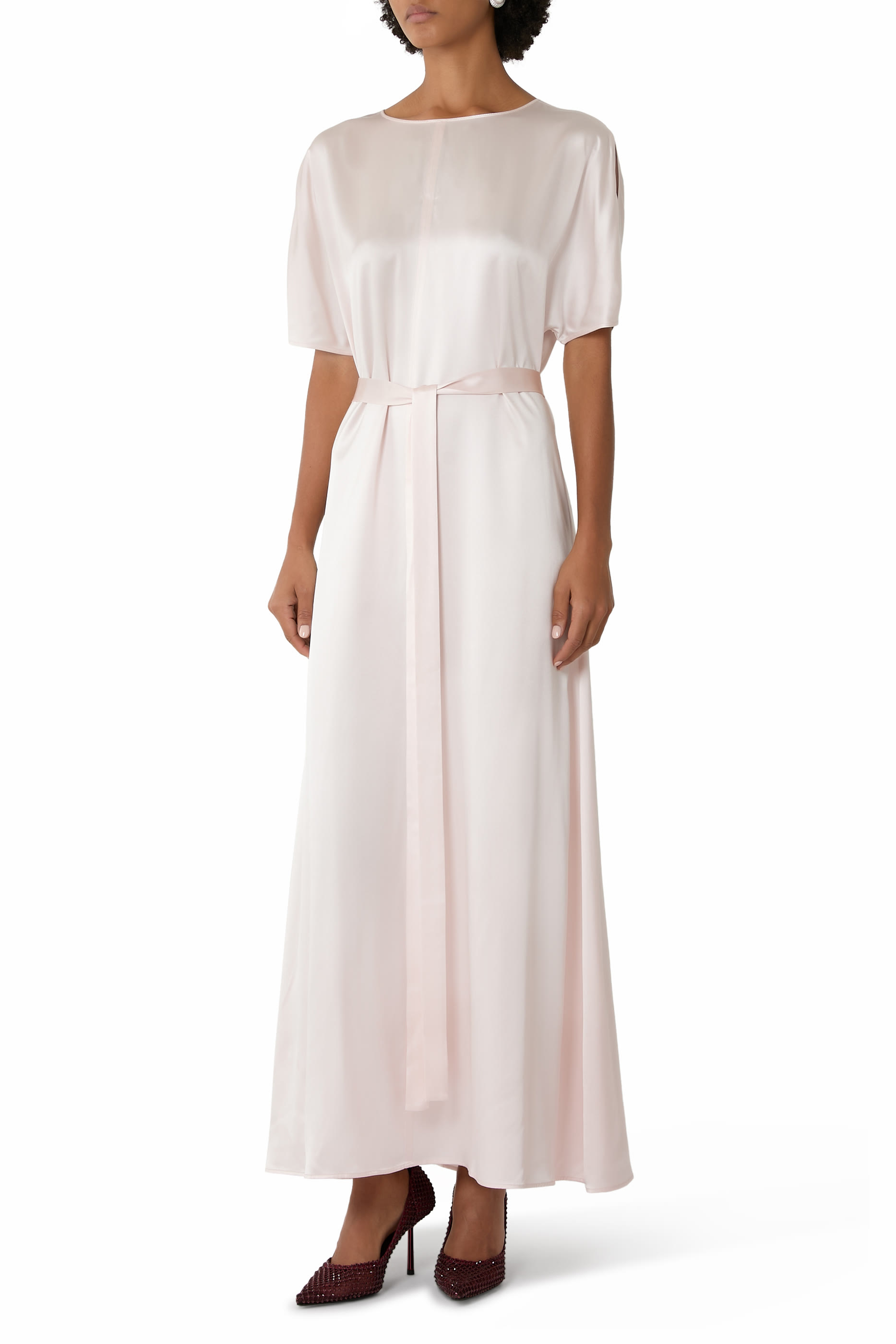 فستان دافيل حرير ساتان