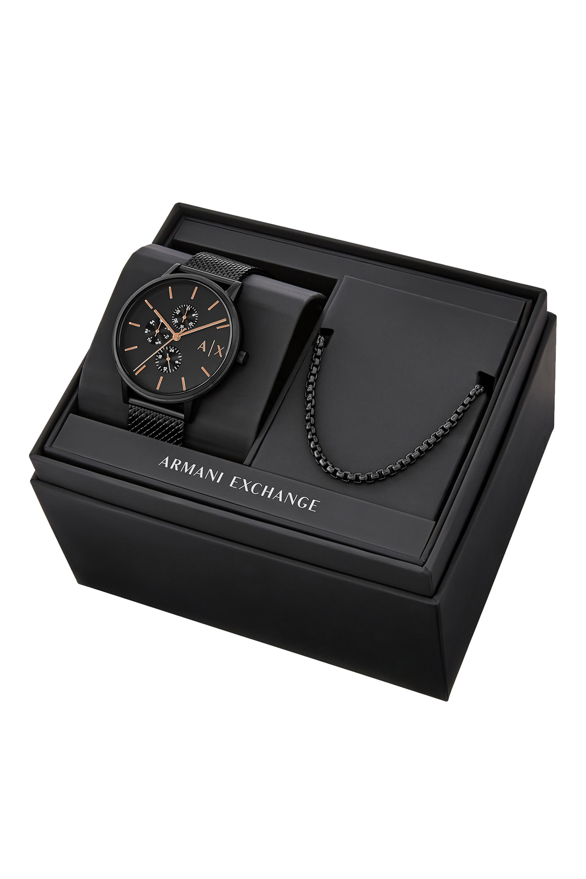 طقم قلادة وساعة كايد كوارتز