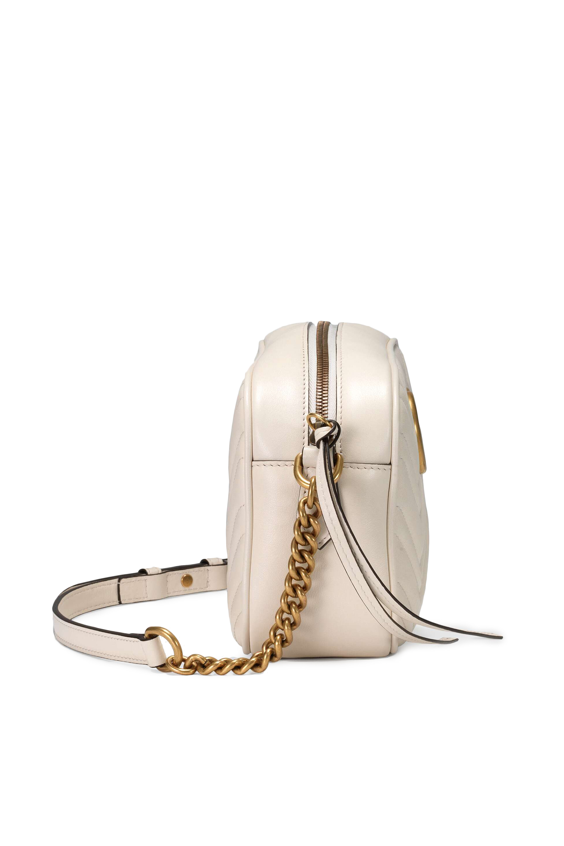 حقيبة كتف مارمونت صغيرة بتصميم مبطن وشعار GG