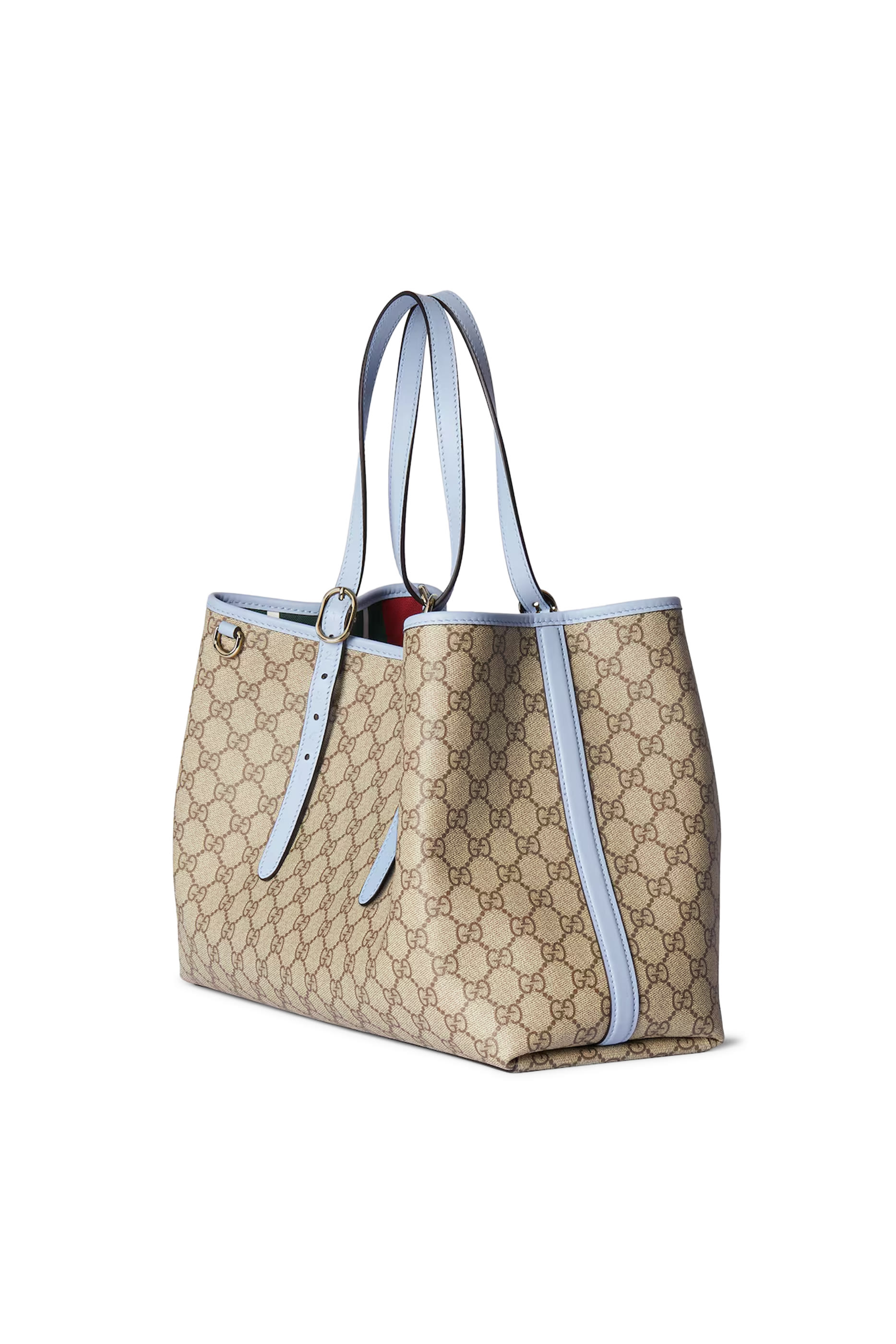 حقيبة يد كبيرة بنقشة شعار حرفي الماركة