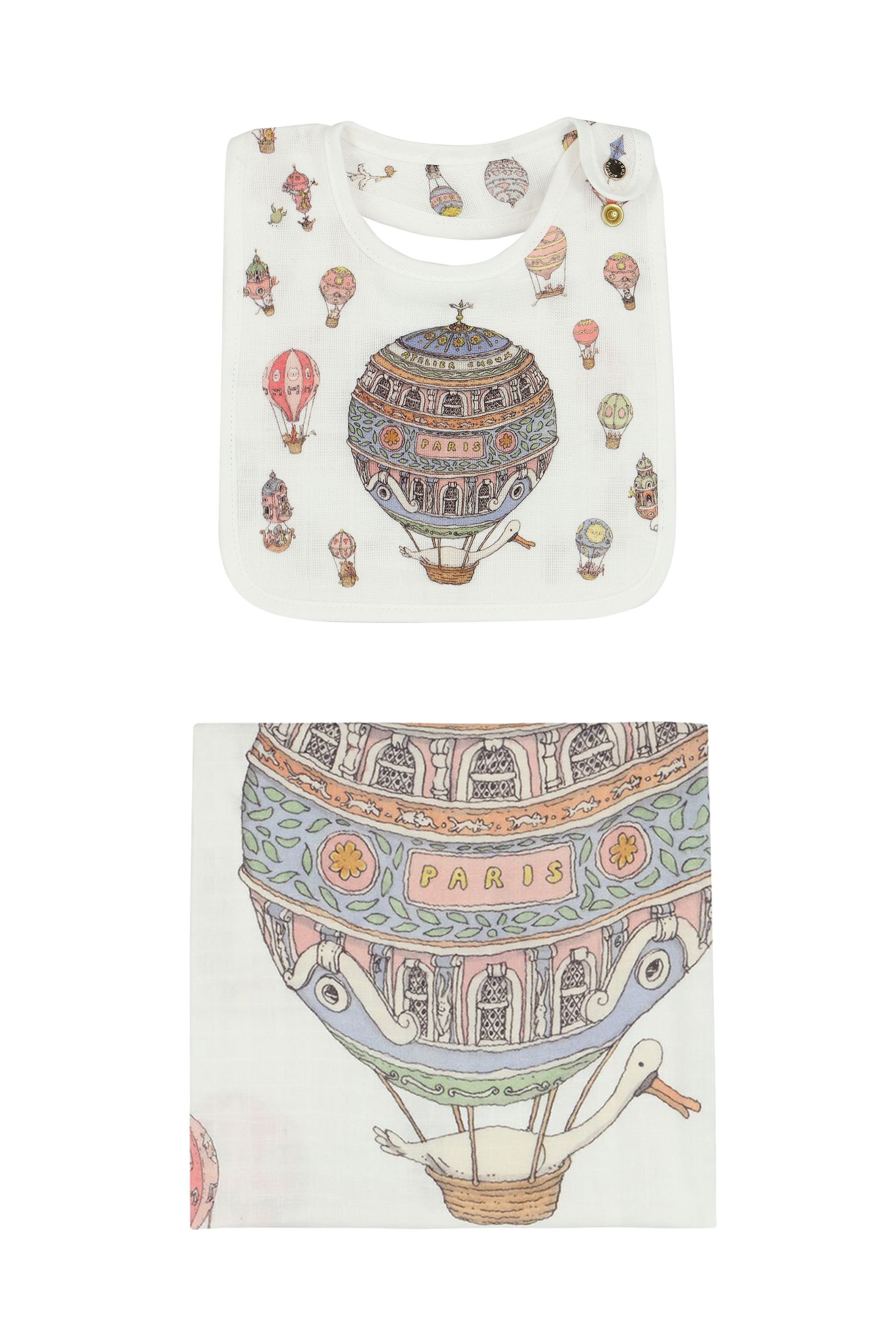 طقم بنقشة منطاد للأطفال