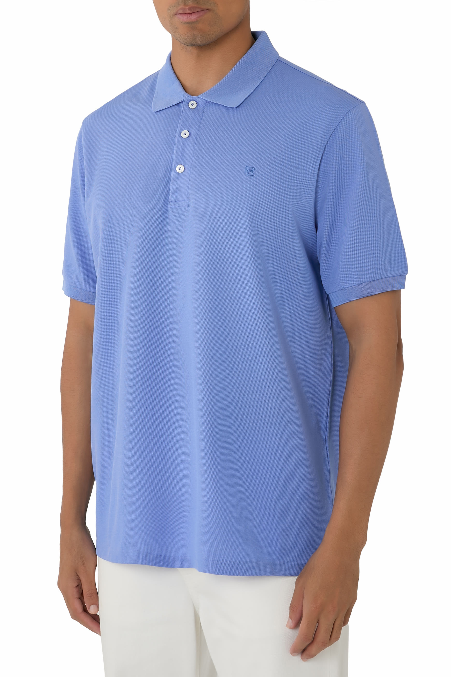 قميص بولو بقصة ضيقة قطن بيكيه