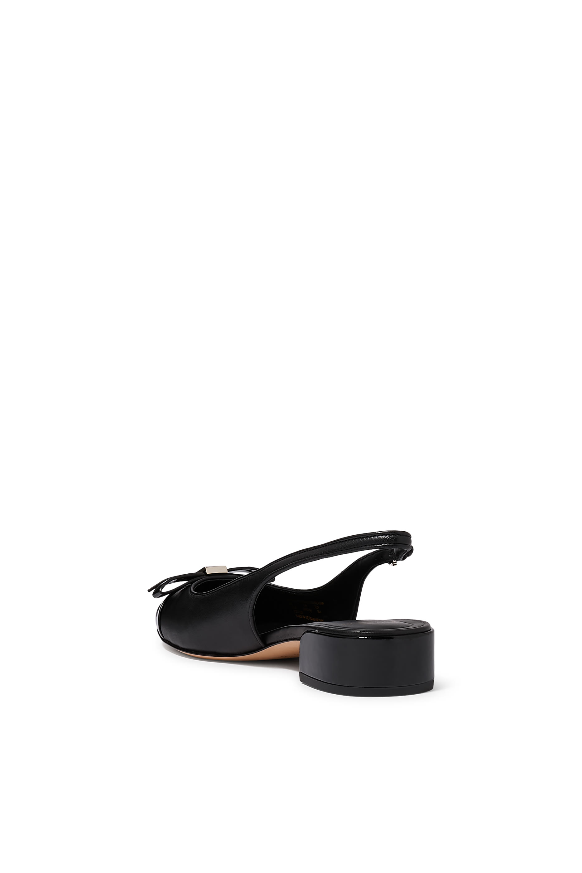 Deco Bow Slingback Pumps