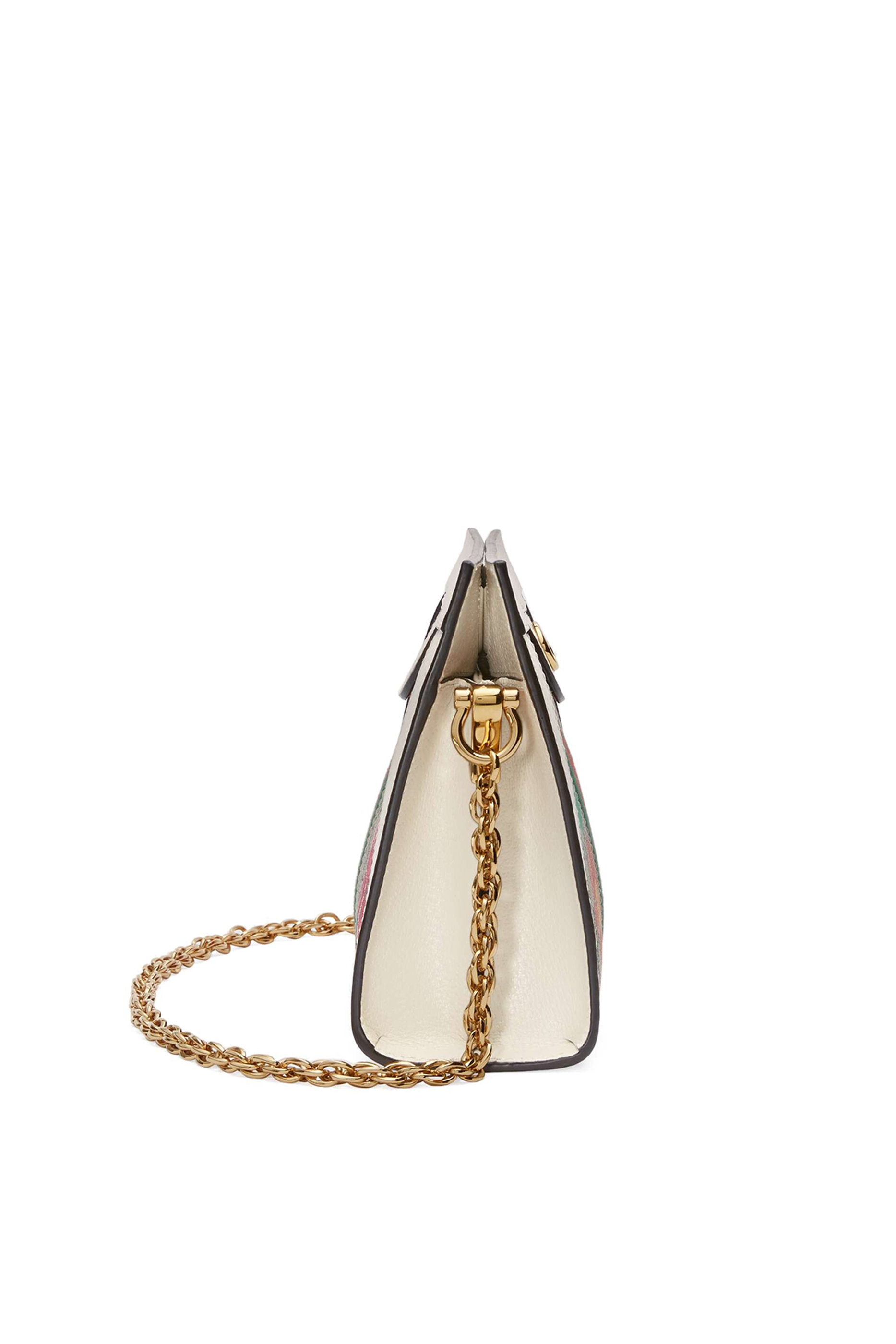 حقيبة كتف أوفيديا صغيرة بنقشة زهور وشعار GG