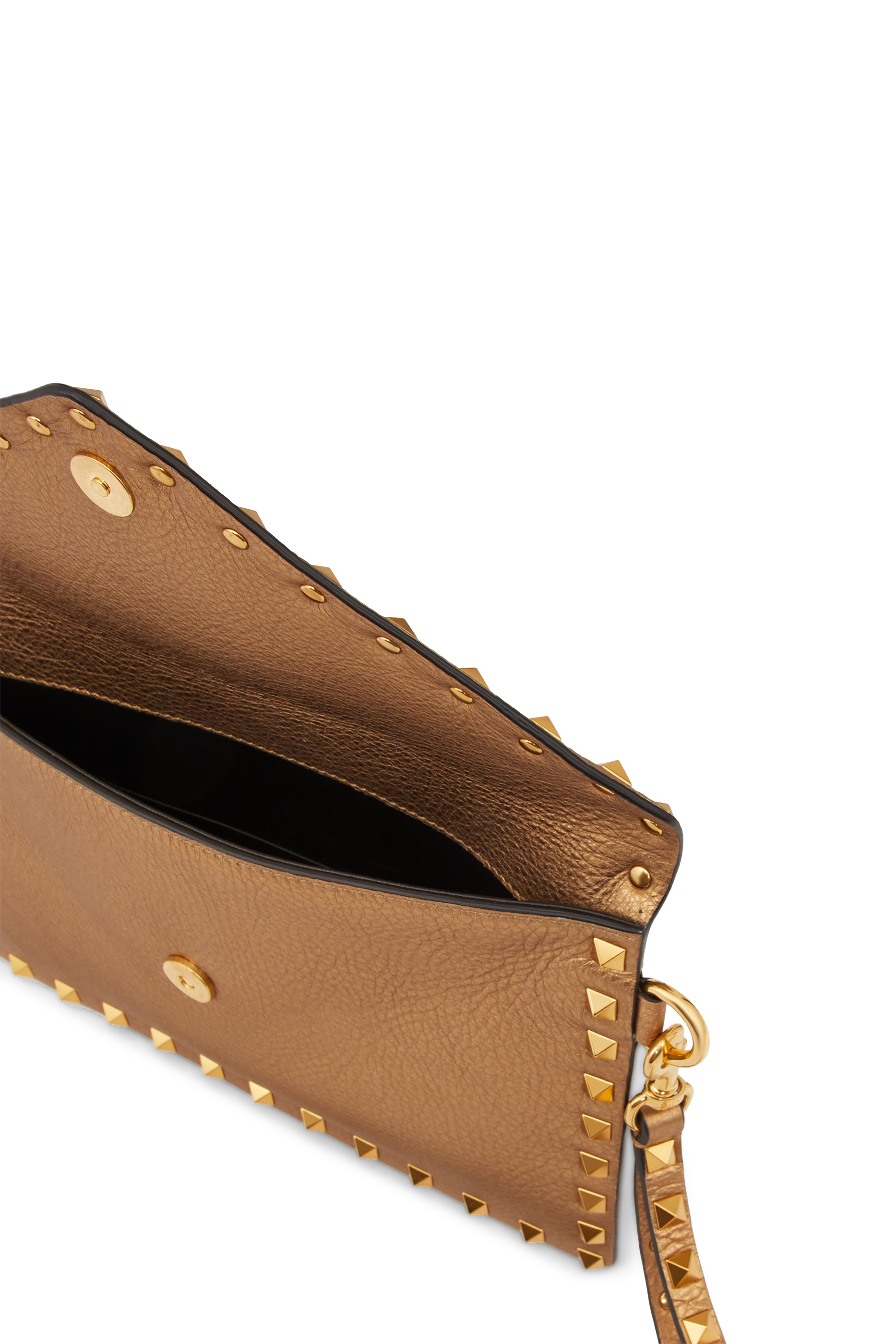  Rockstud Calfskin Pouch