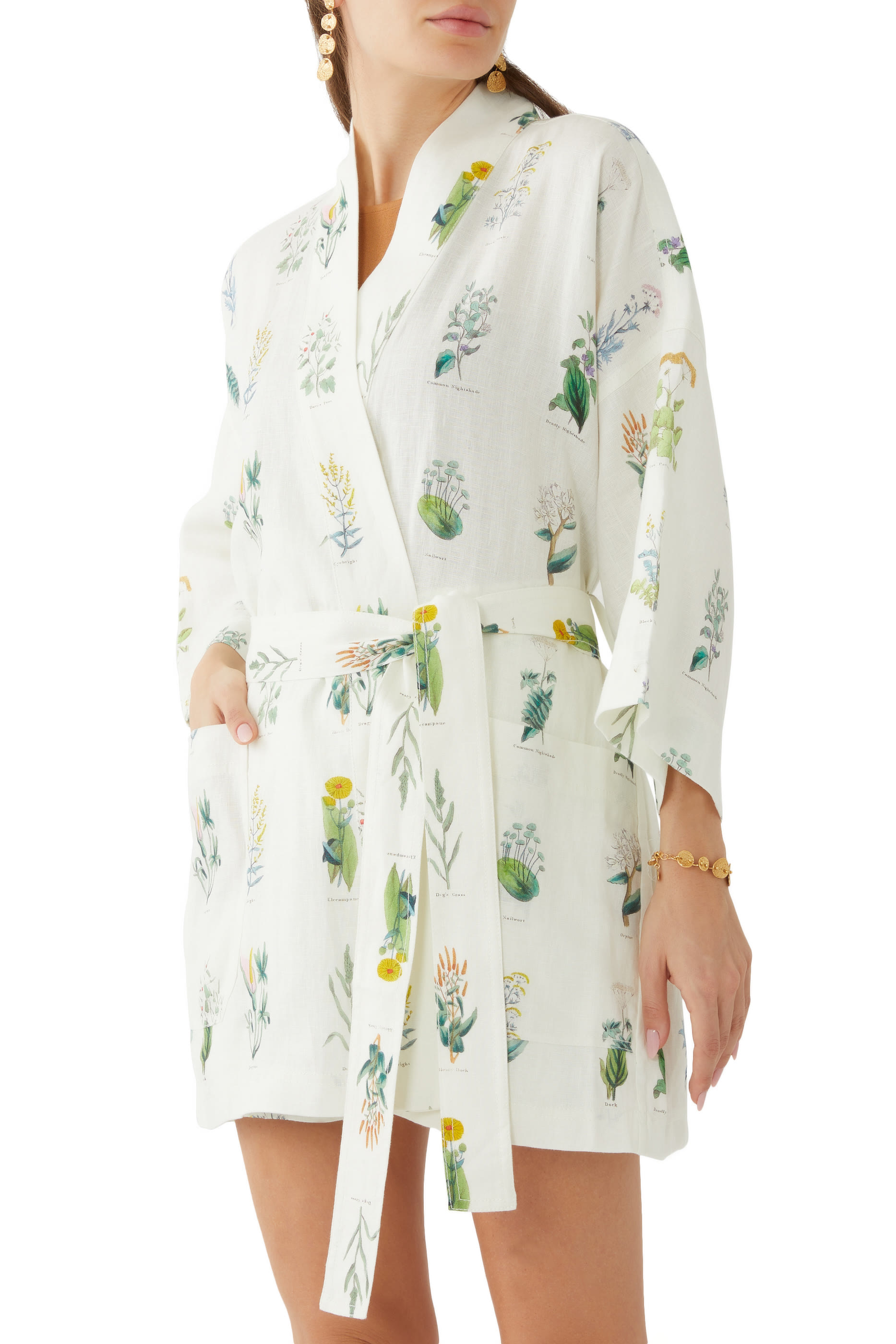 روب جرين هاوس بنقشة زهور