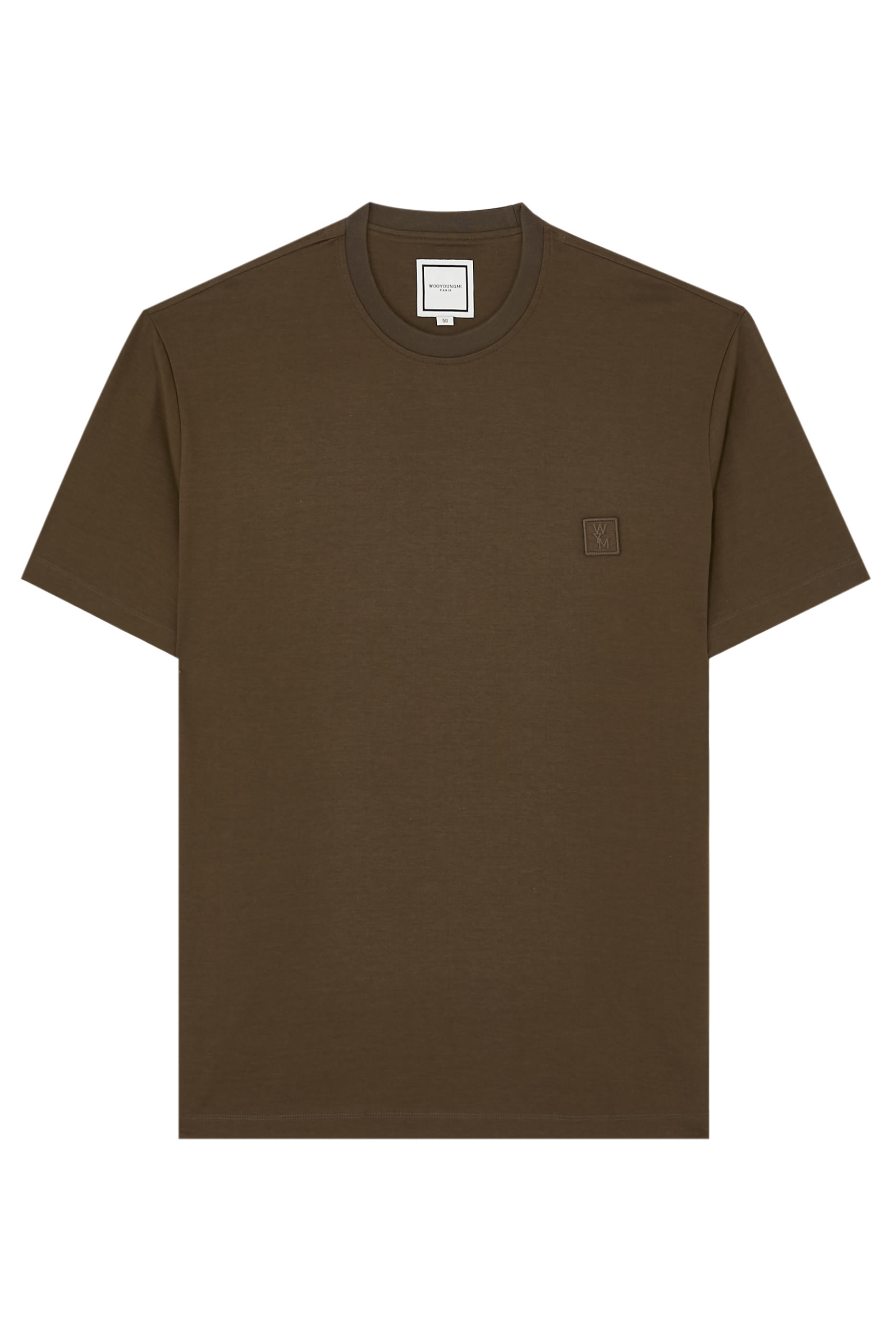 تيشيرت بنقشة شعار الماركة وزهور