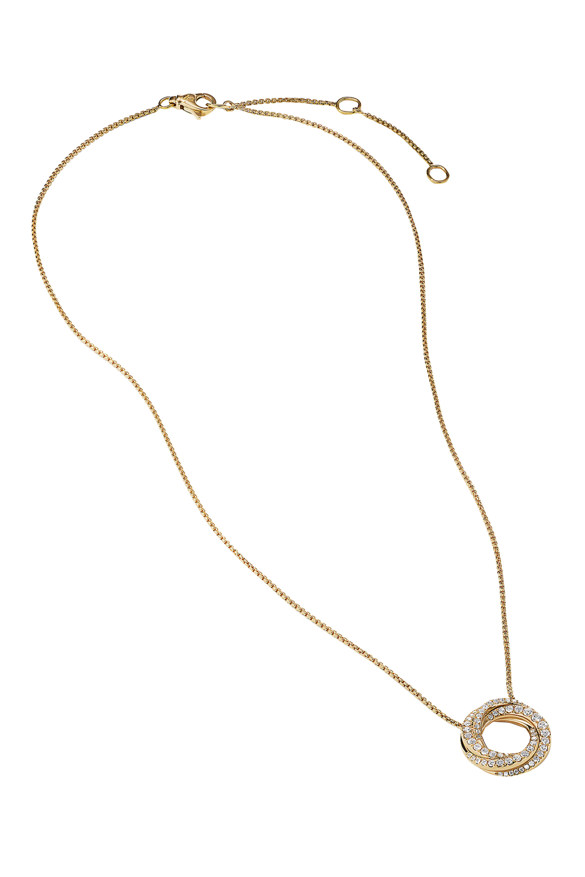 قلادة كروس أوفر بيتيت بدلاية مرصعة بماس