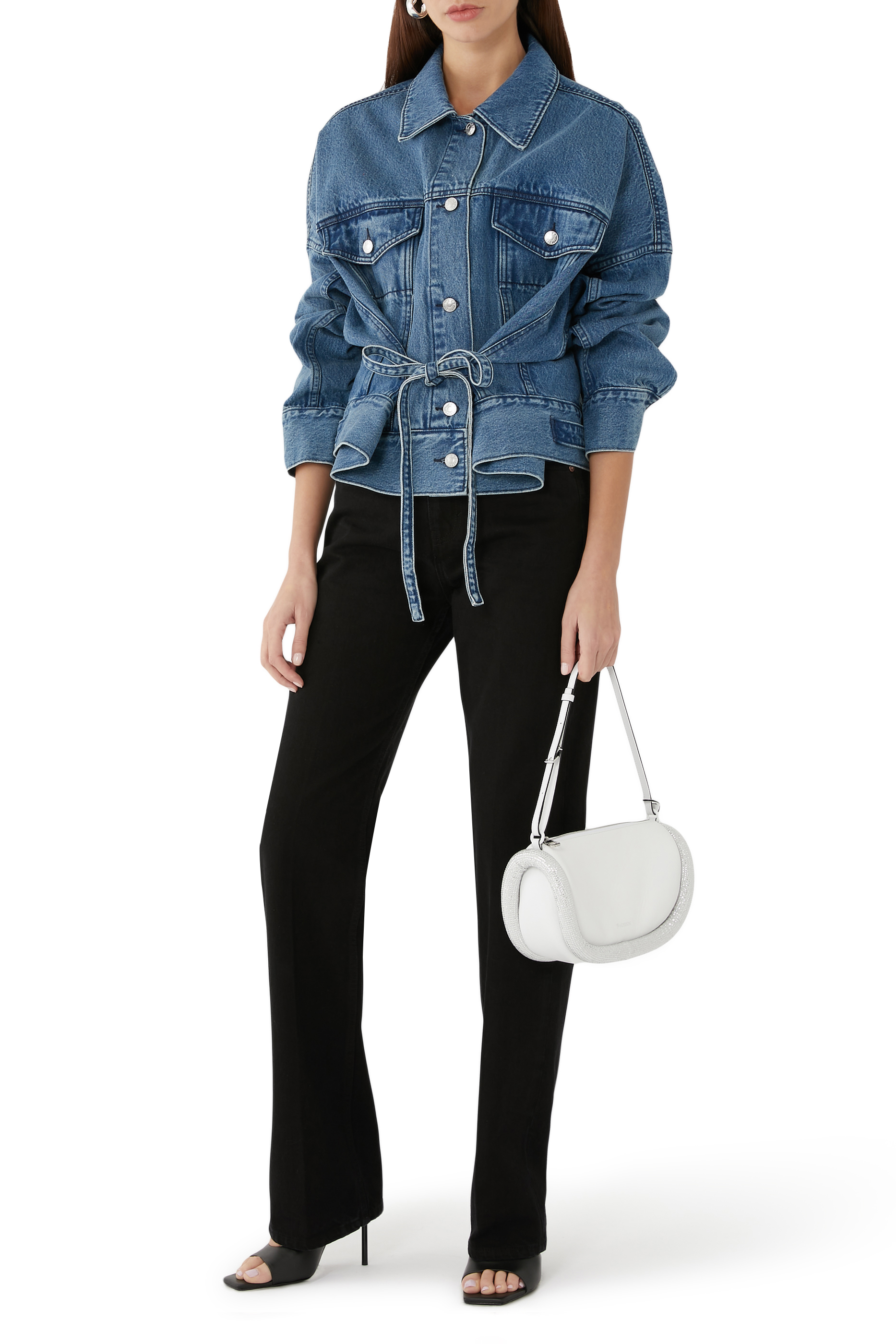 حقيبة كنف بامبر 15 مرصعة بالكريستال