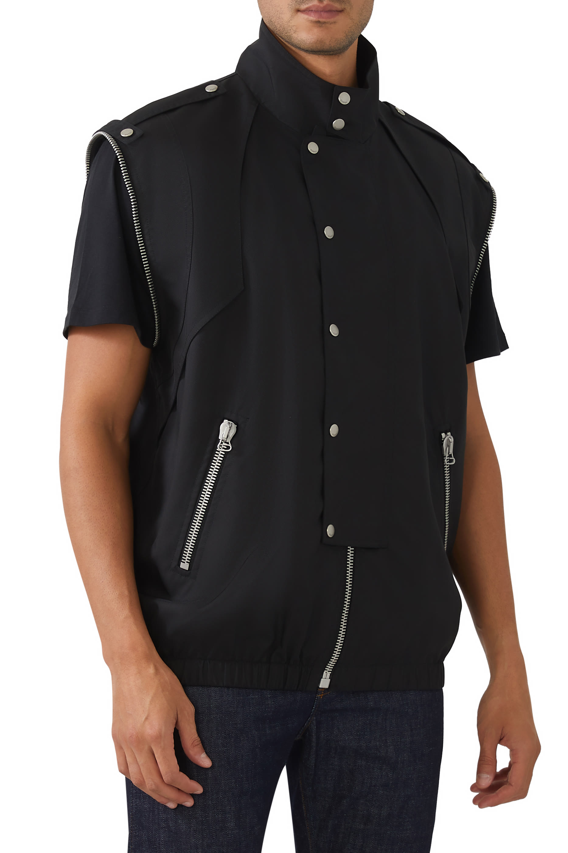 جاكيت بنمط بلوزة معالجة