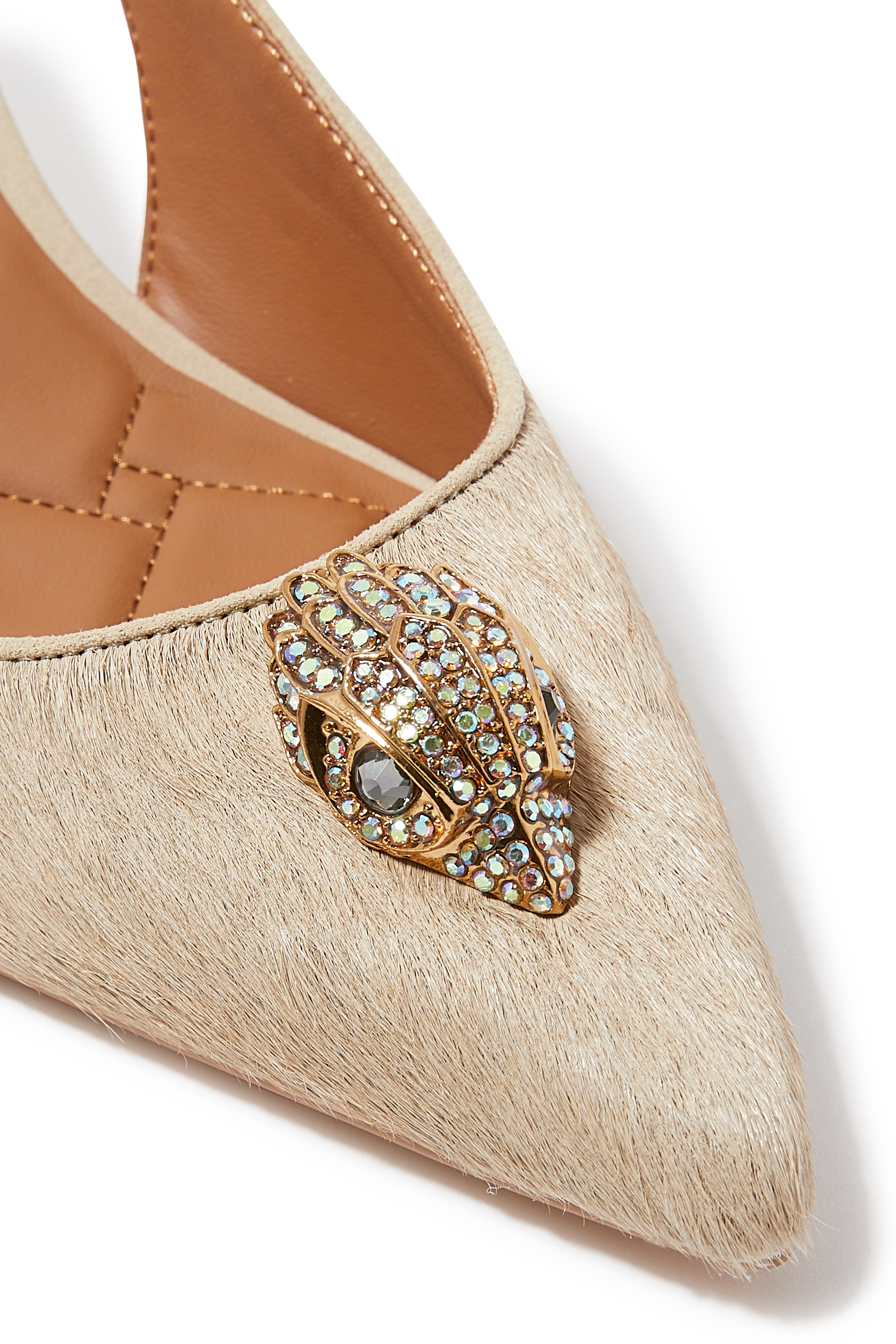 حذاء بلغرافيا 58 بكعب وسير خلفي