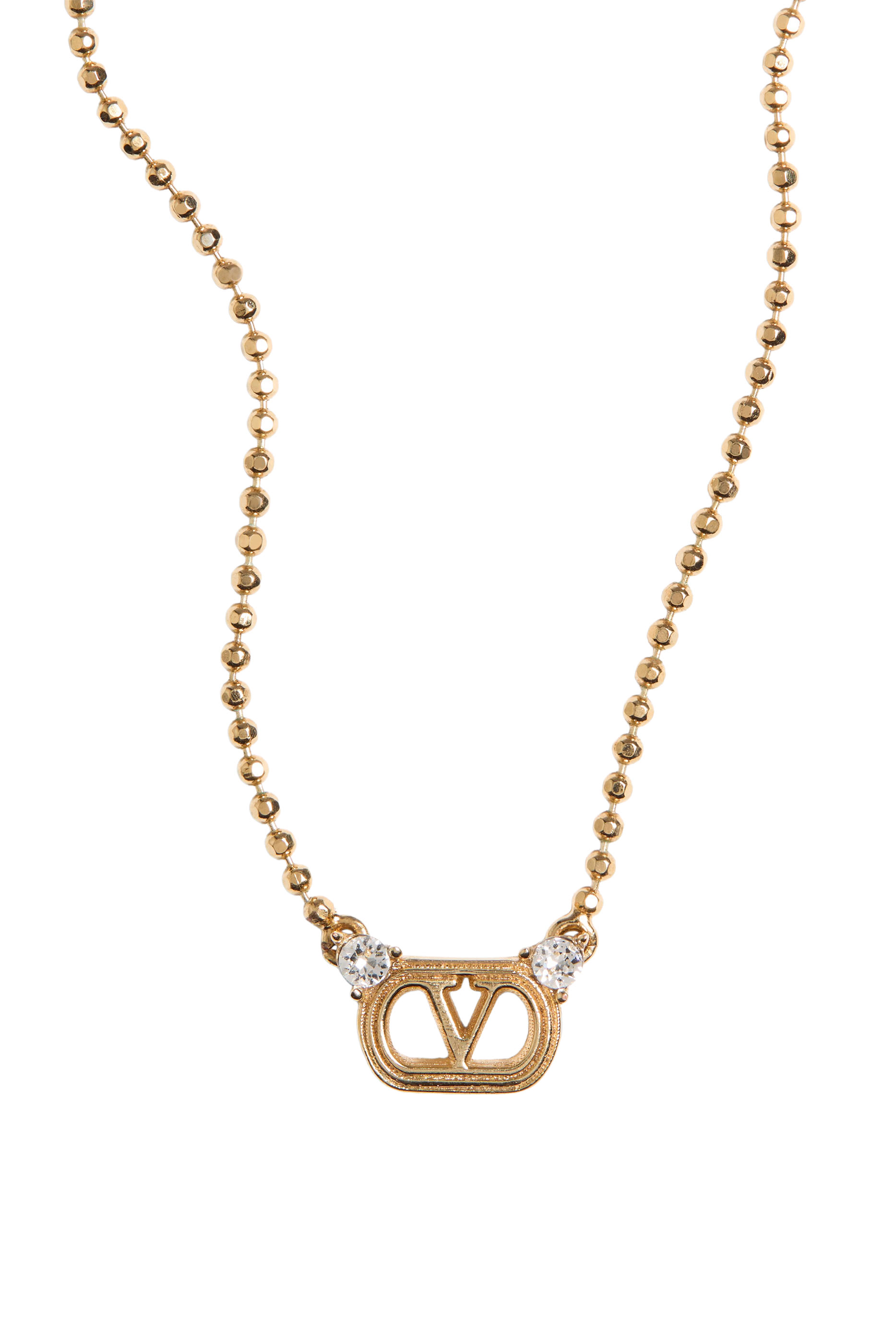 قلادة أوفالت مرصعة بكريستال