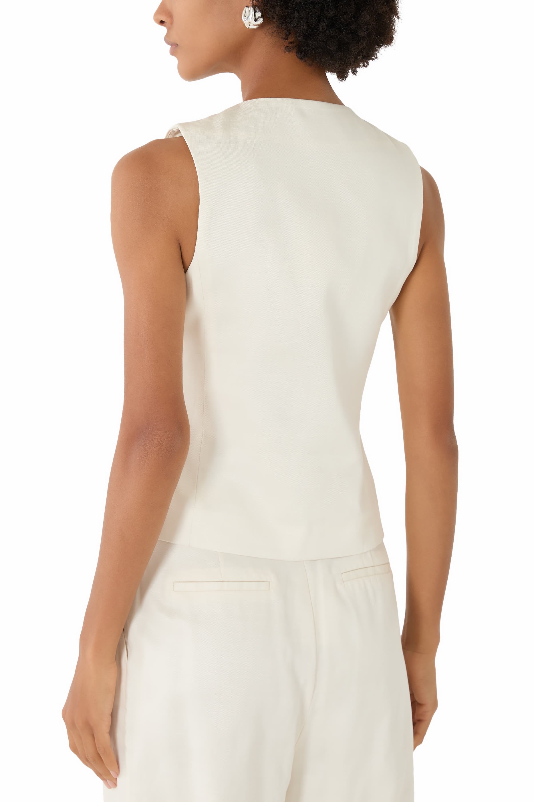 Crew Neck Tailored Waistcoat