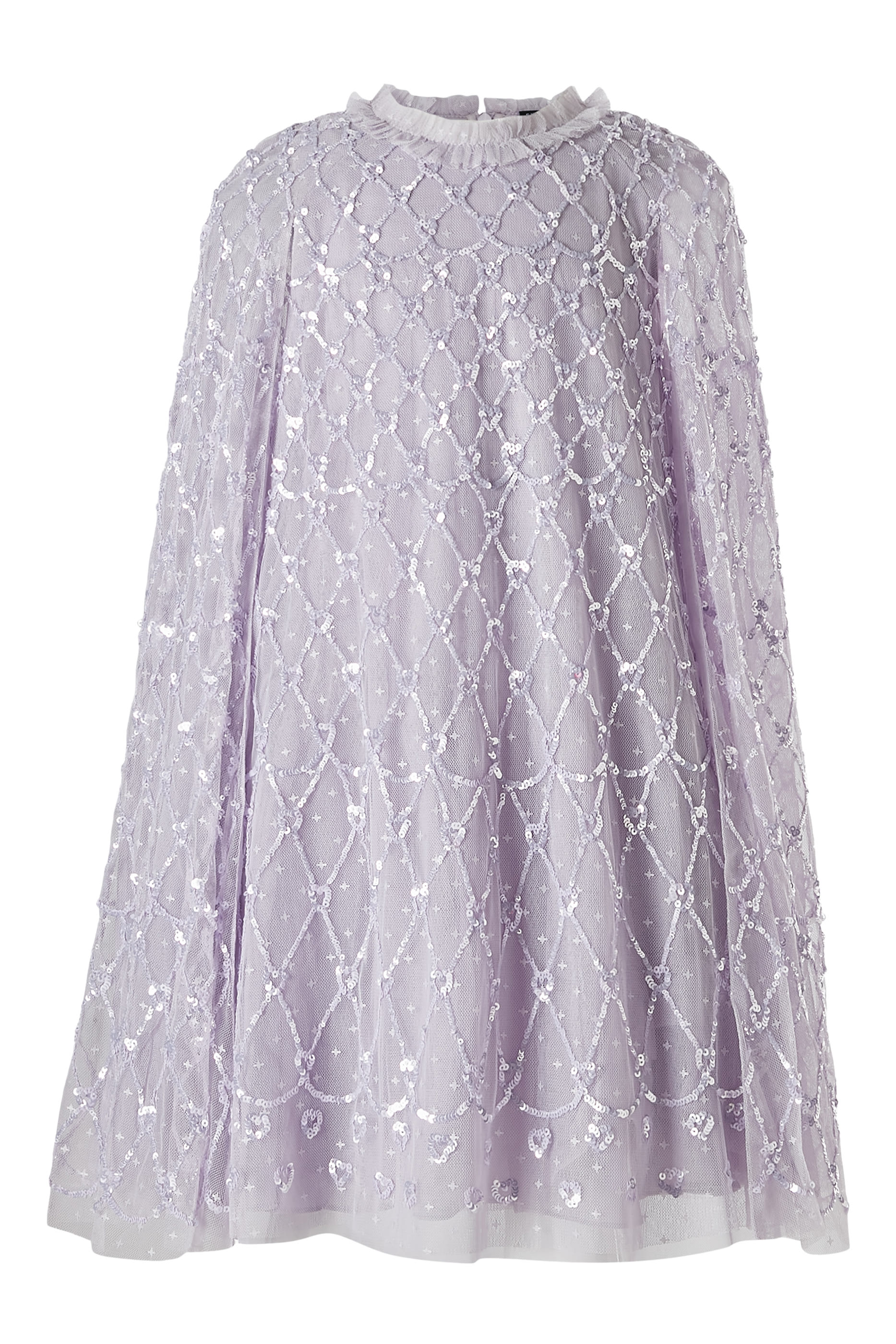 فستان بكاب تول بقلب شبكي