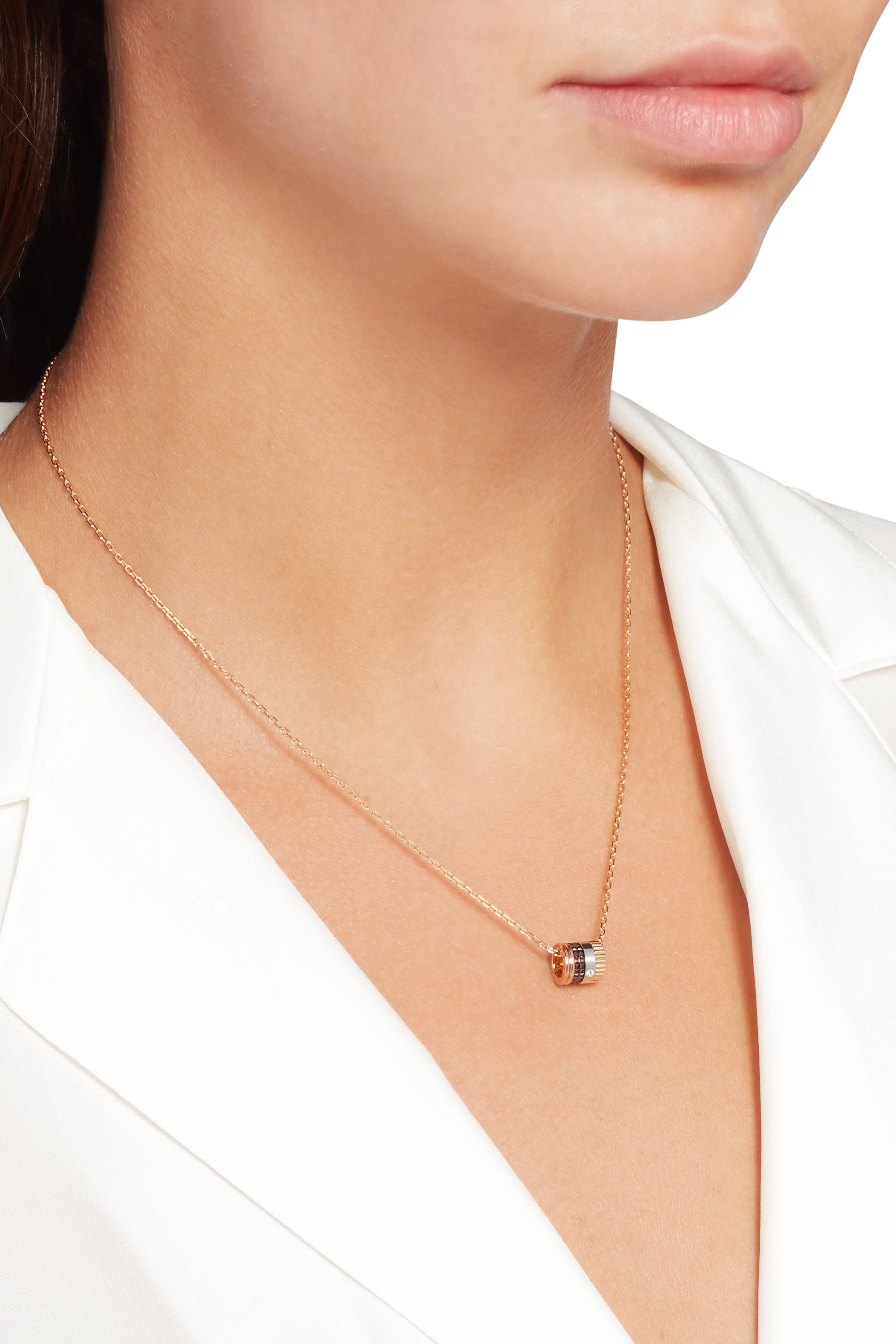 قلادة كاتر كلاسيك صغيرة بدلاية خواتم