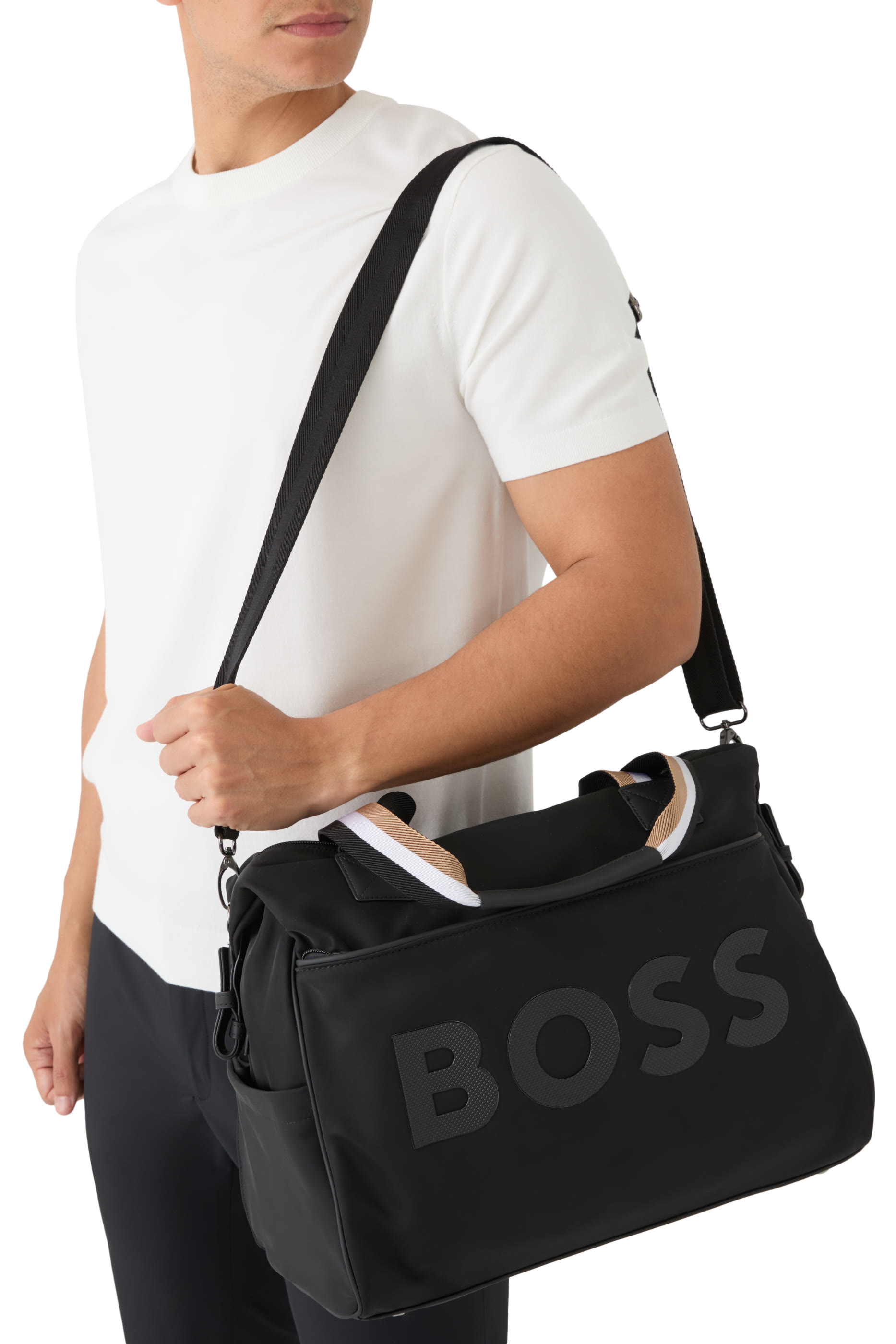 حقيبة مستلزمات أطفال بشعار الماركة للأطفال