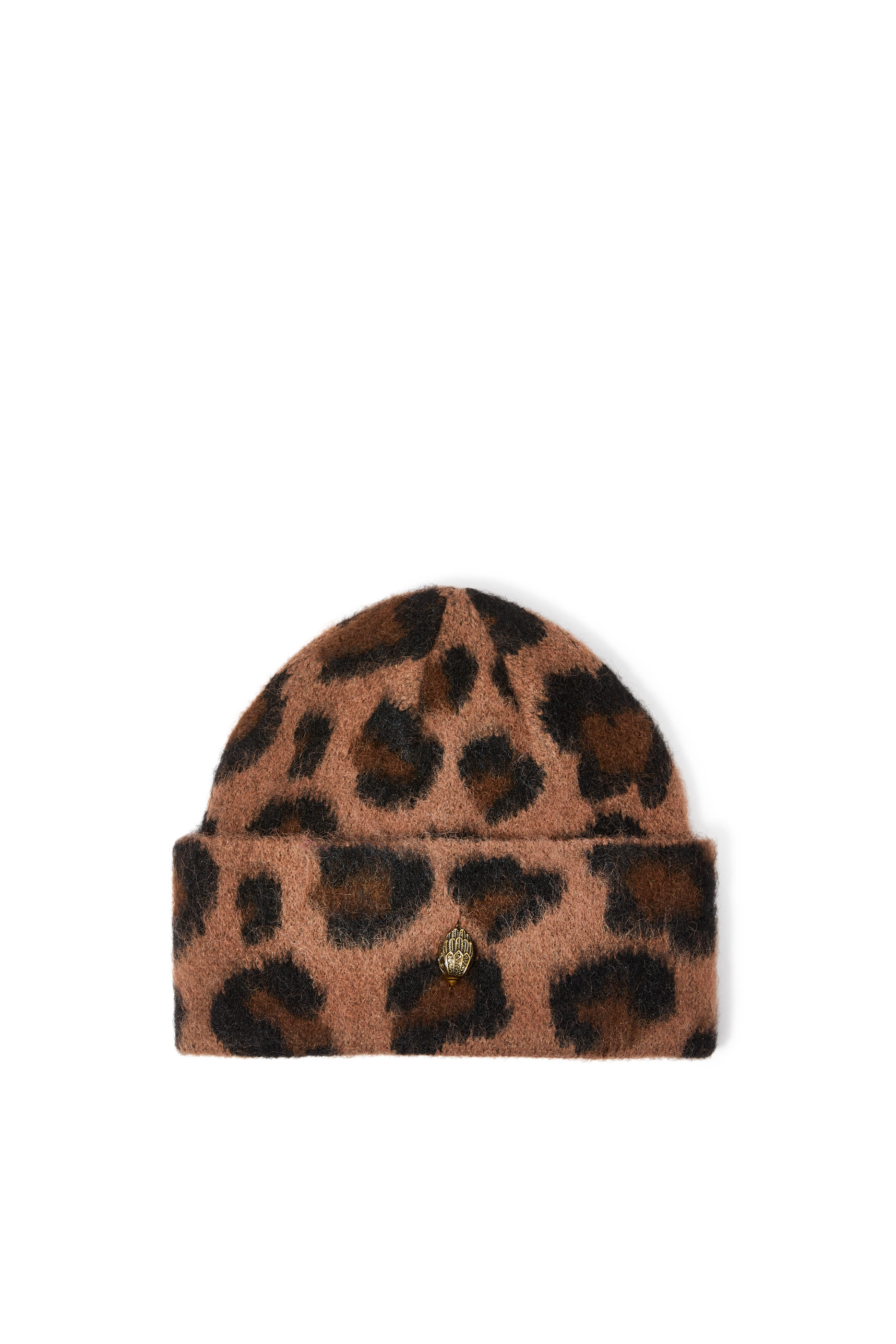 قبعة بيني بنقشة جلد نمر