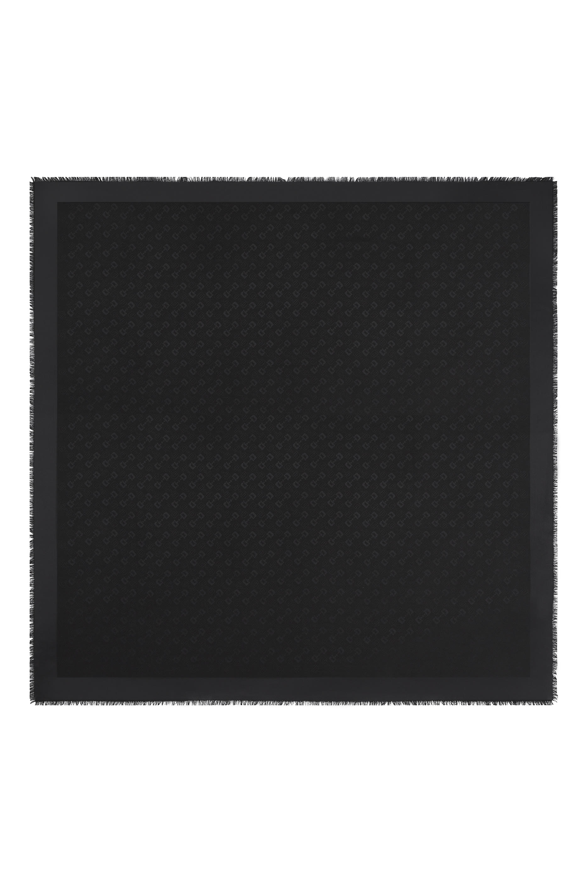 شال بشعار الماركة جاكار حرير وصوف