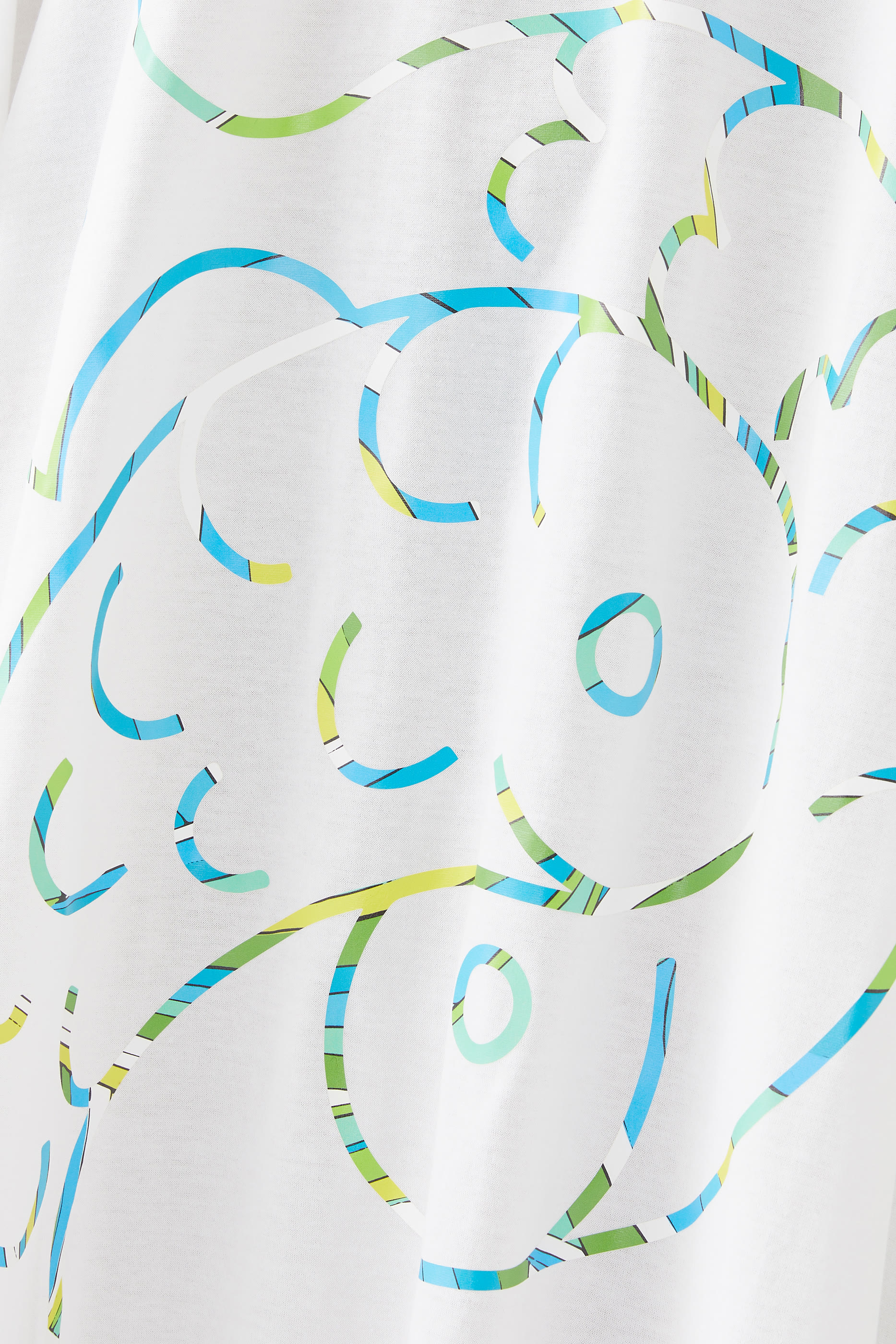 فستان بطبعة شعار الماركة