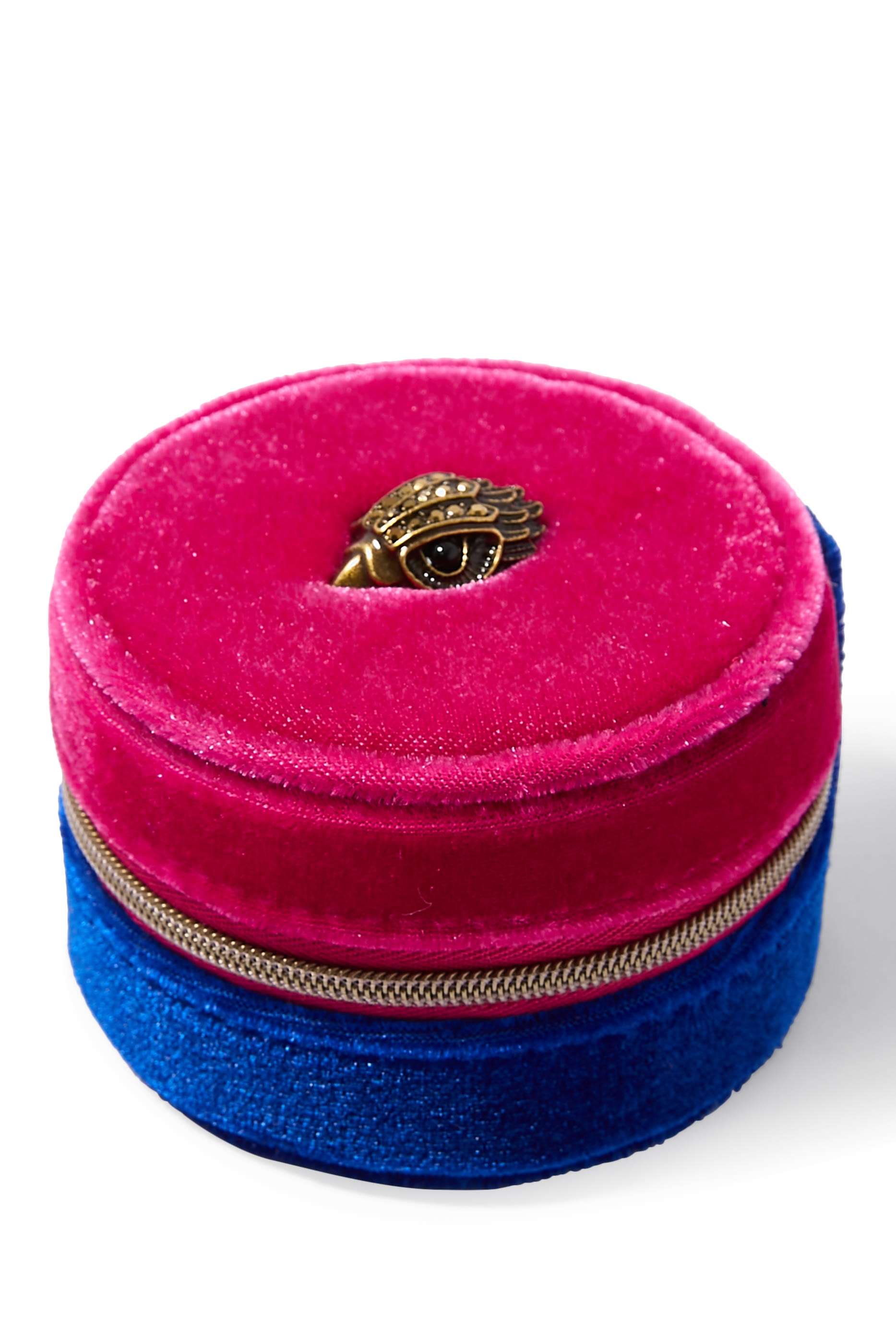 علبة مجوهرات دائرية صغيرة