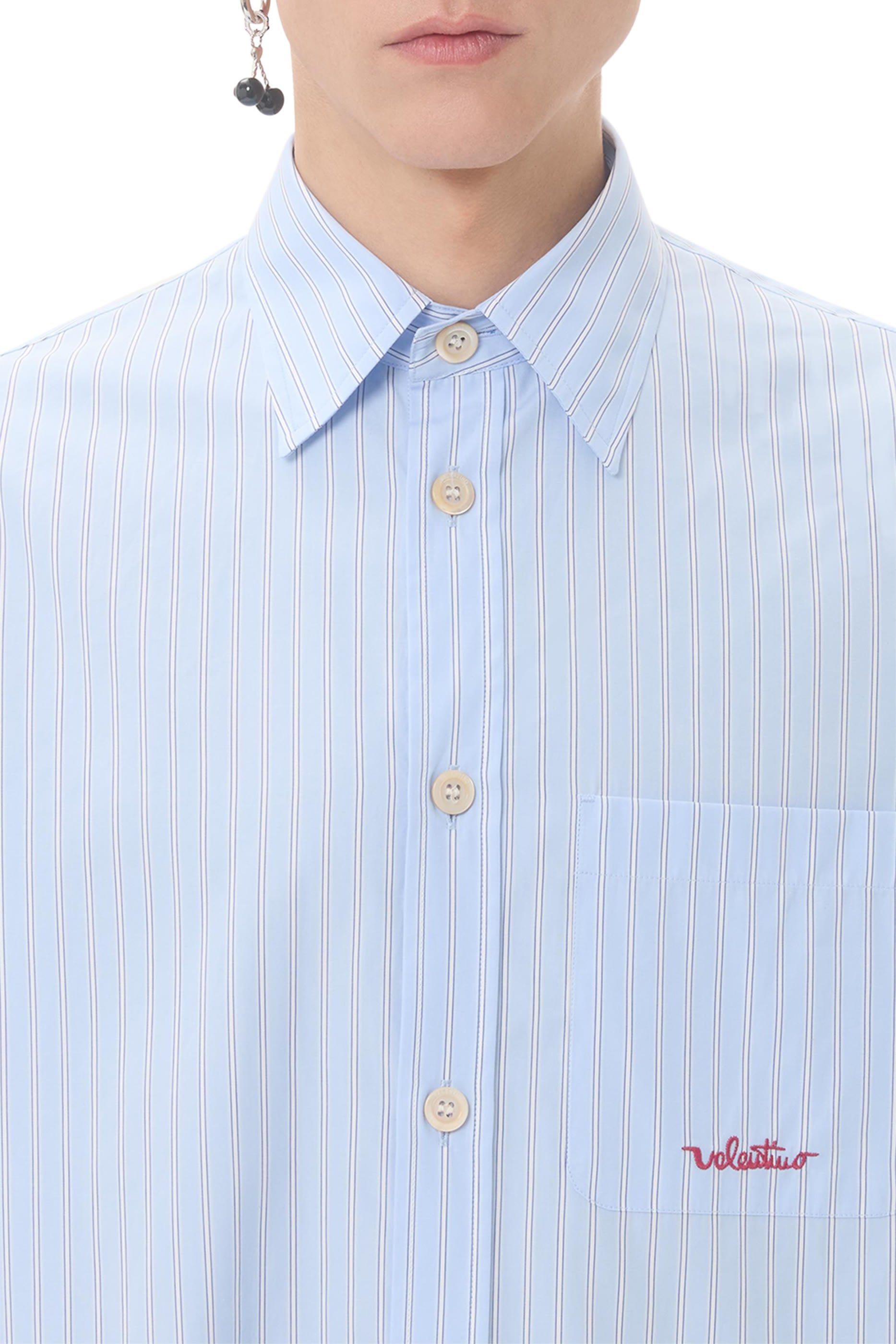 قميص بتطريز قطن