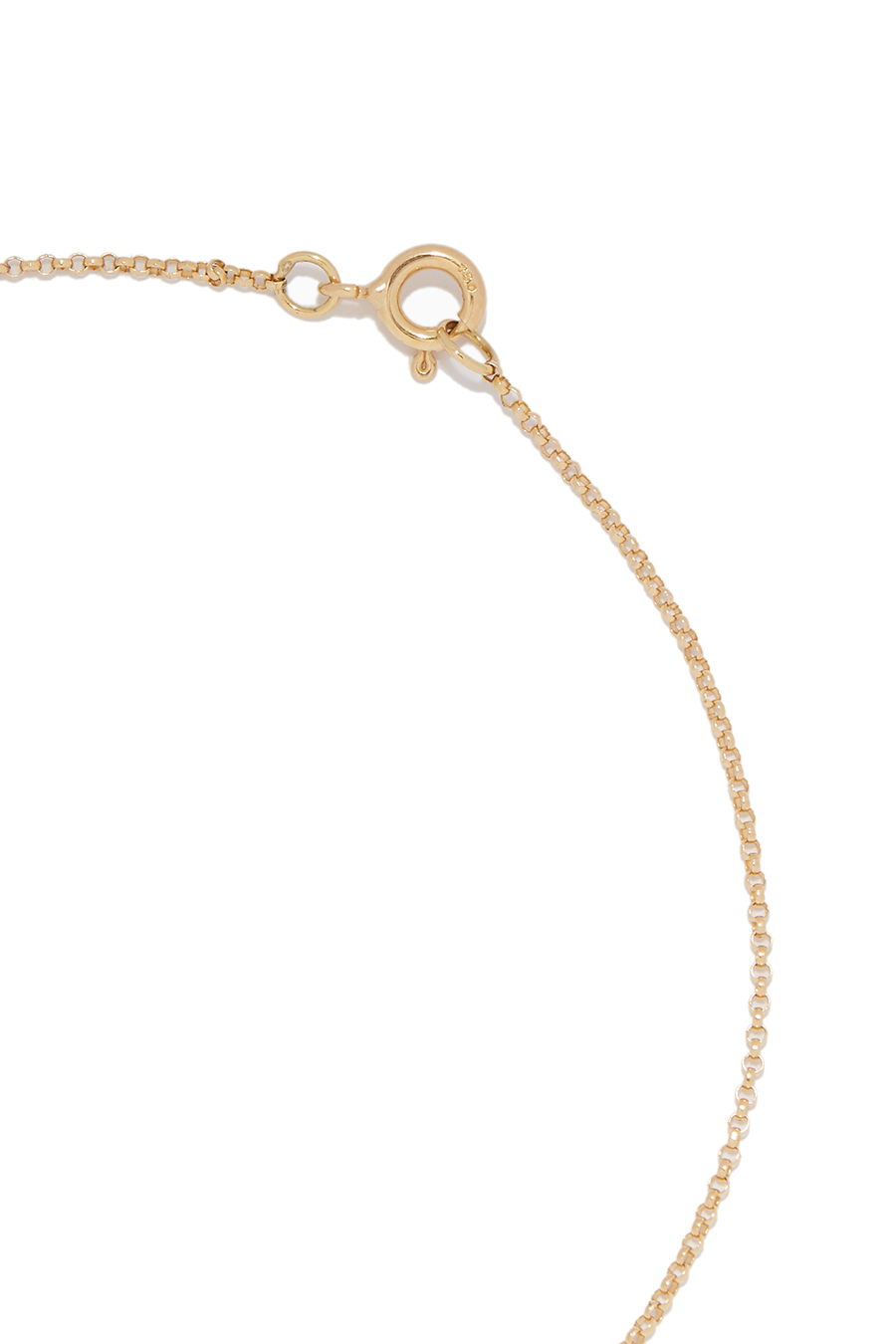 قلادة حرف ي مرصع بماس