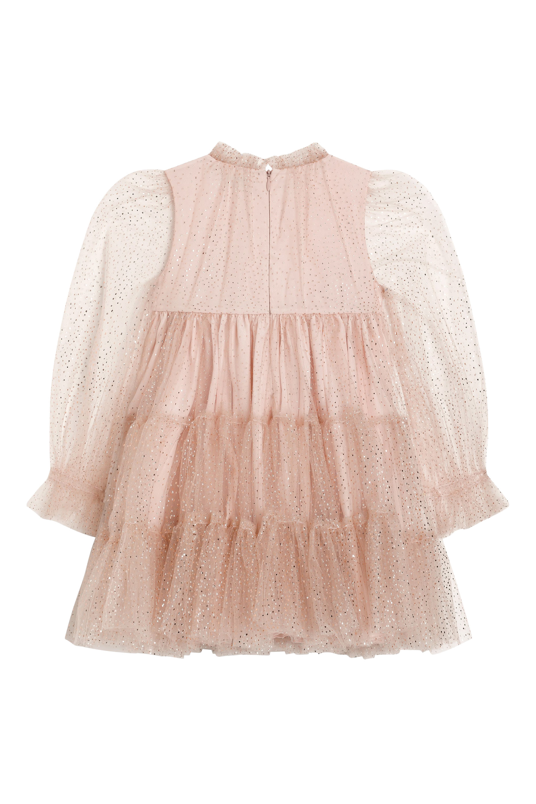 فستان بنقشة نقاط بولكا تول للأطفال