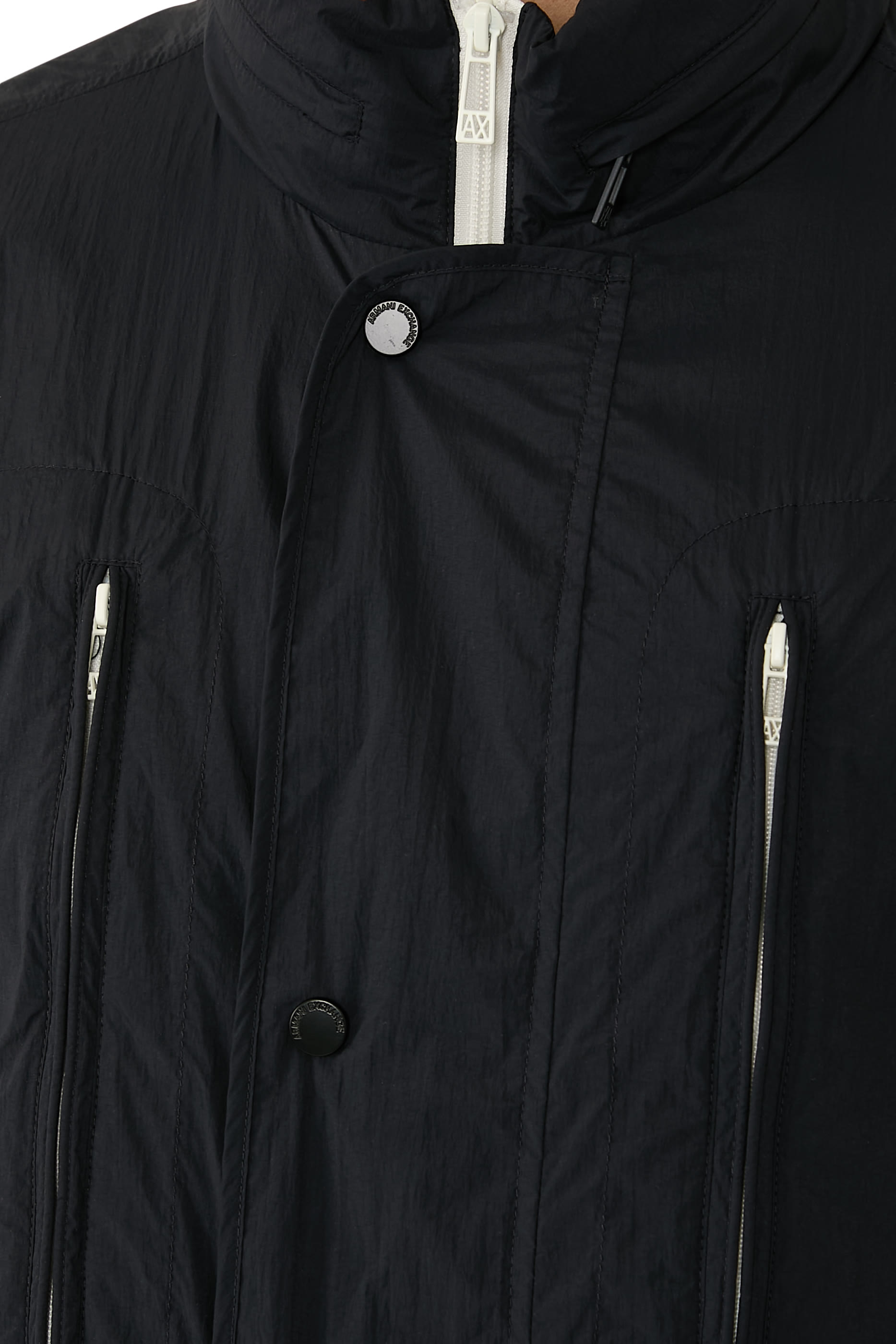 جاكيت فضفاض نايلون معالج