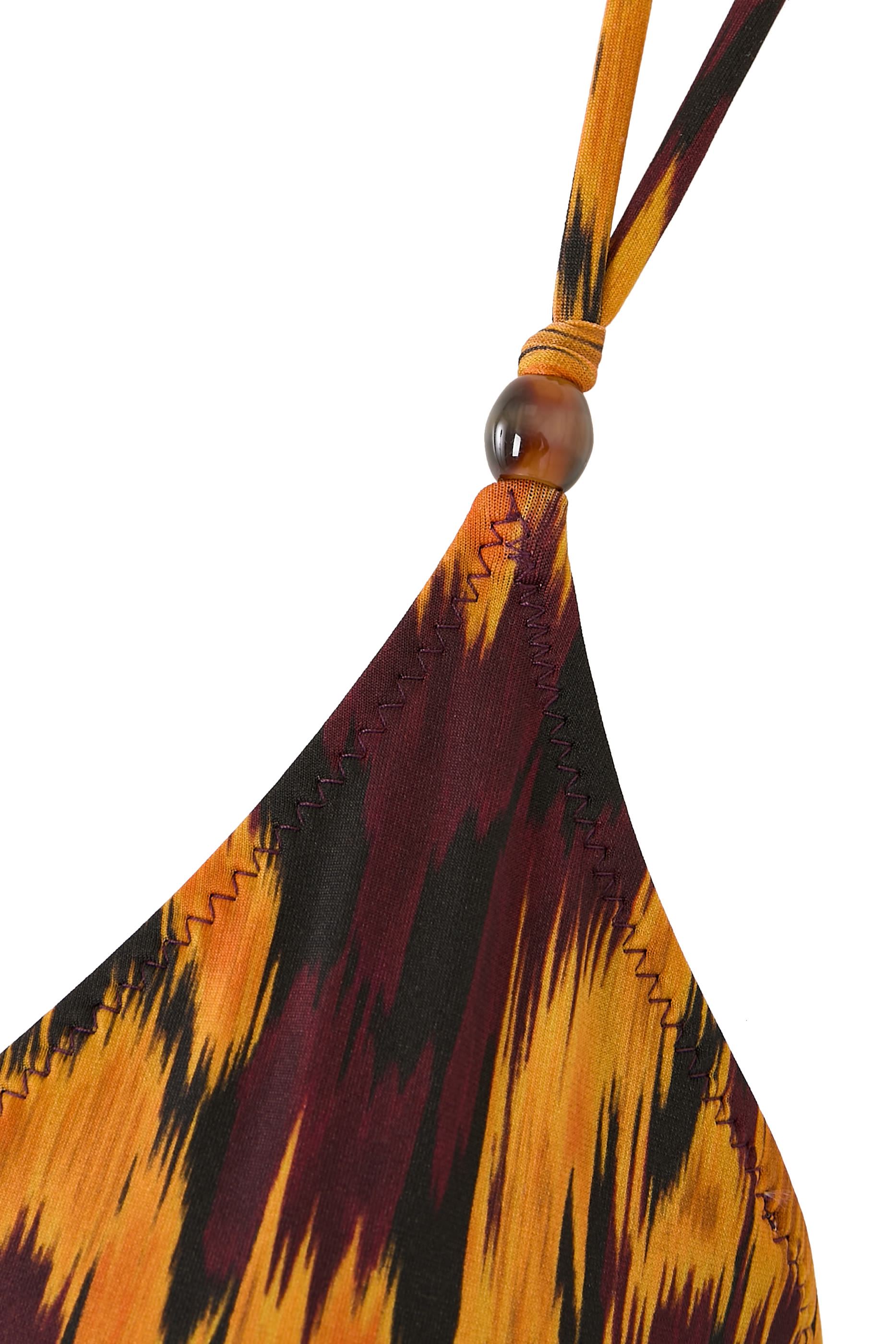 قطعة بيكيني كيانا علوية بقوالب مثلثة وأربطة