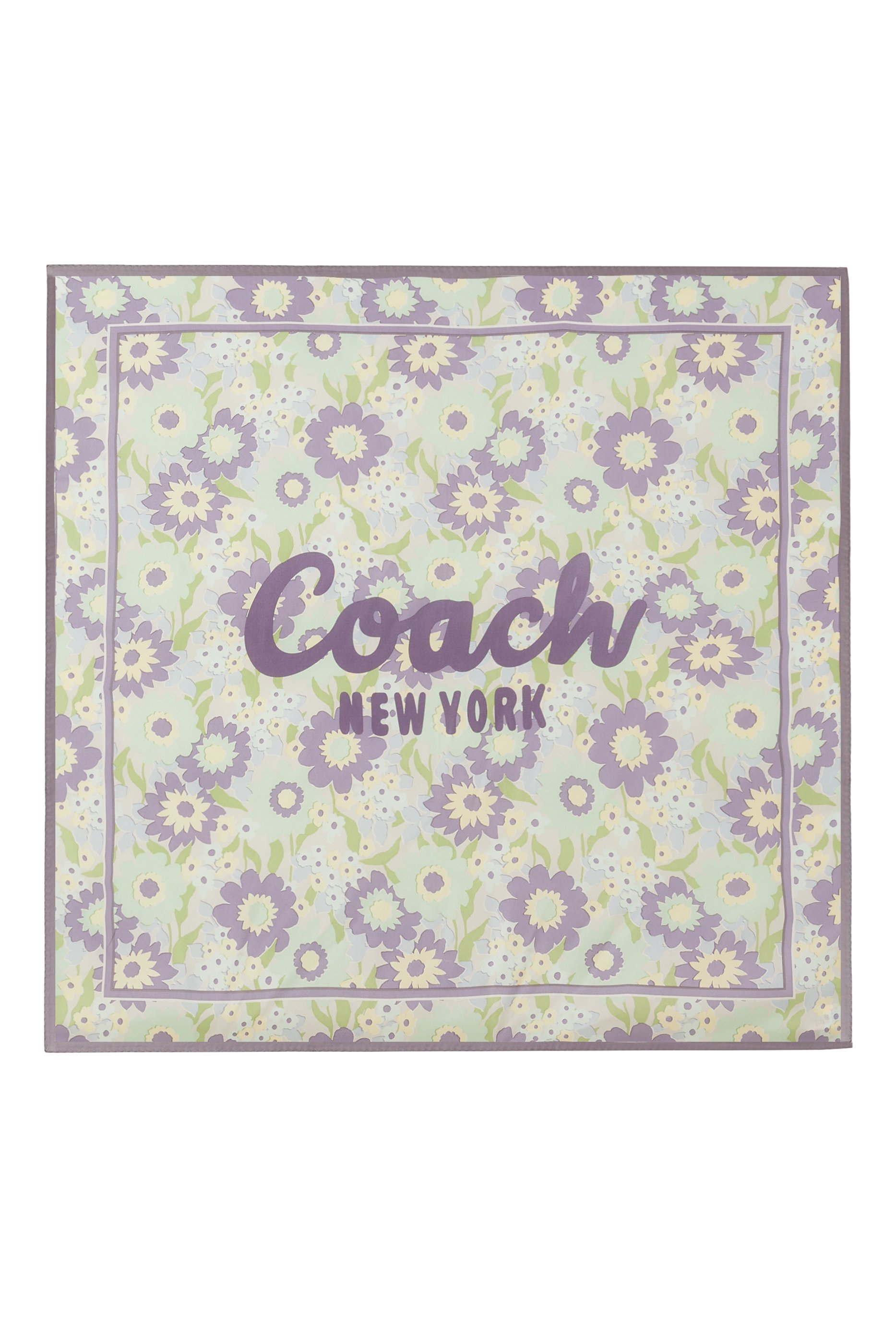 Laurel Floral Square Scarf in Silk