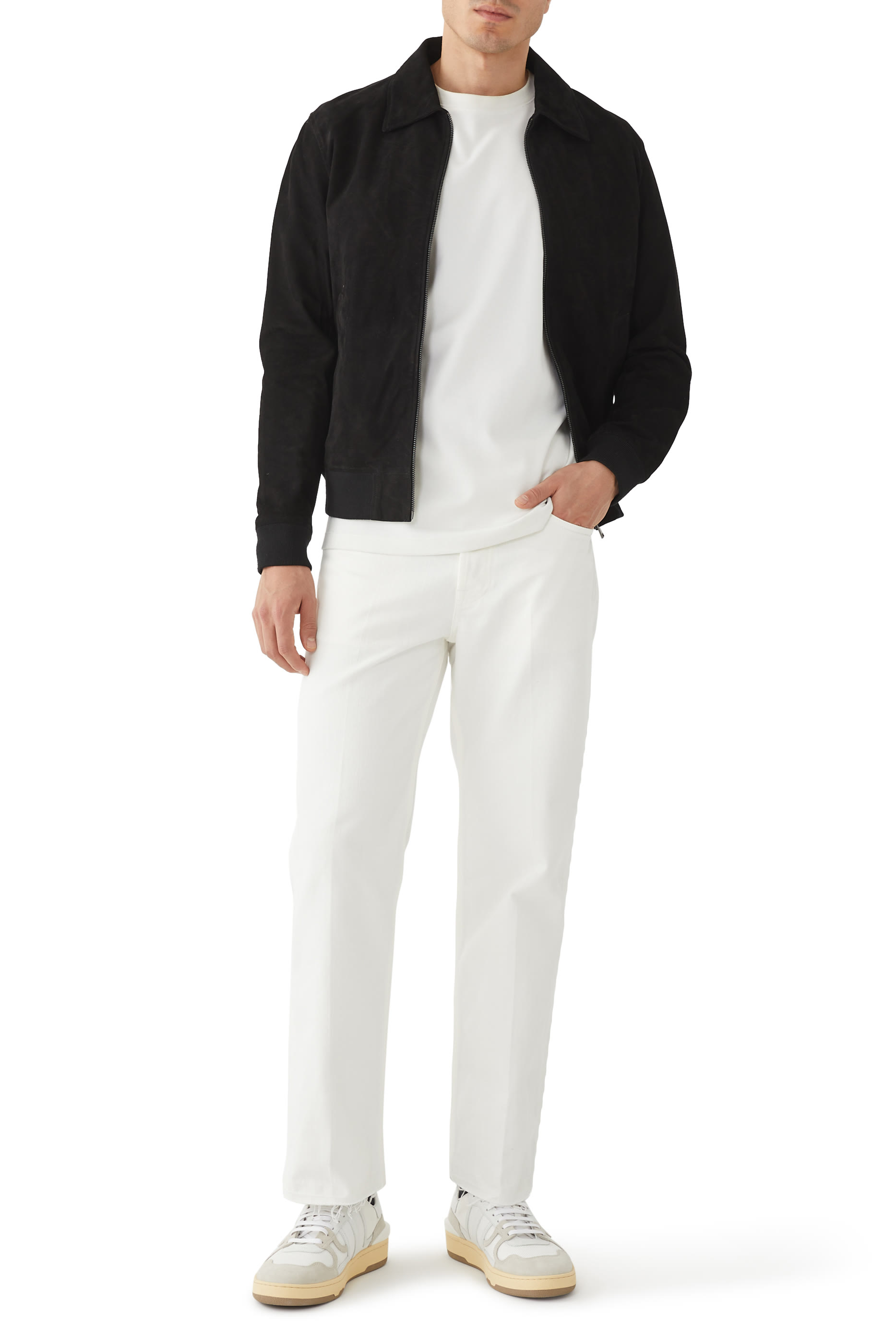 جاكيت وايت ريس بسحاب