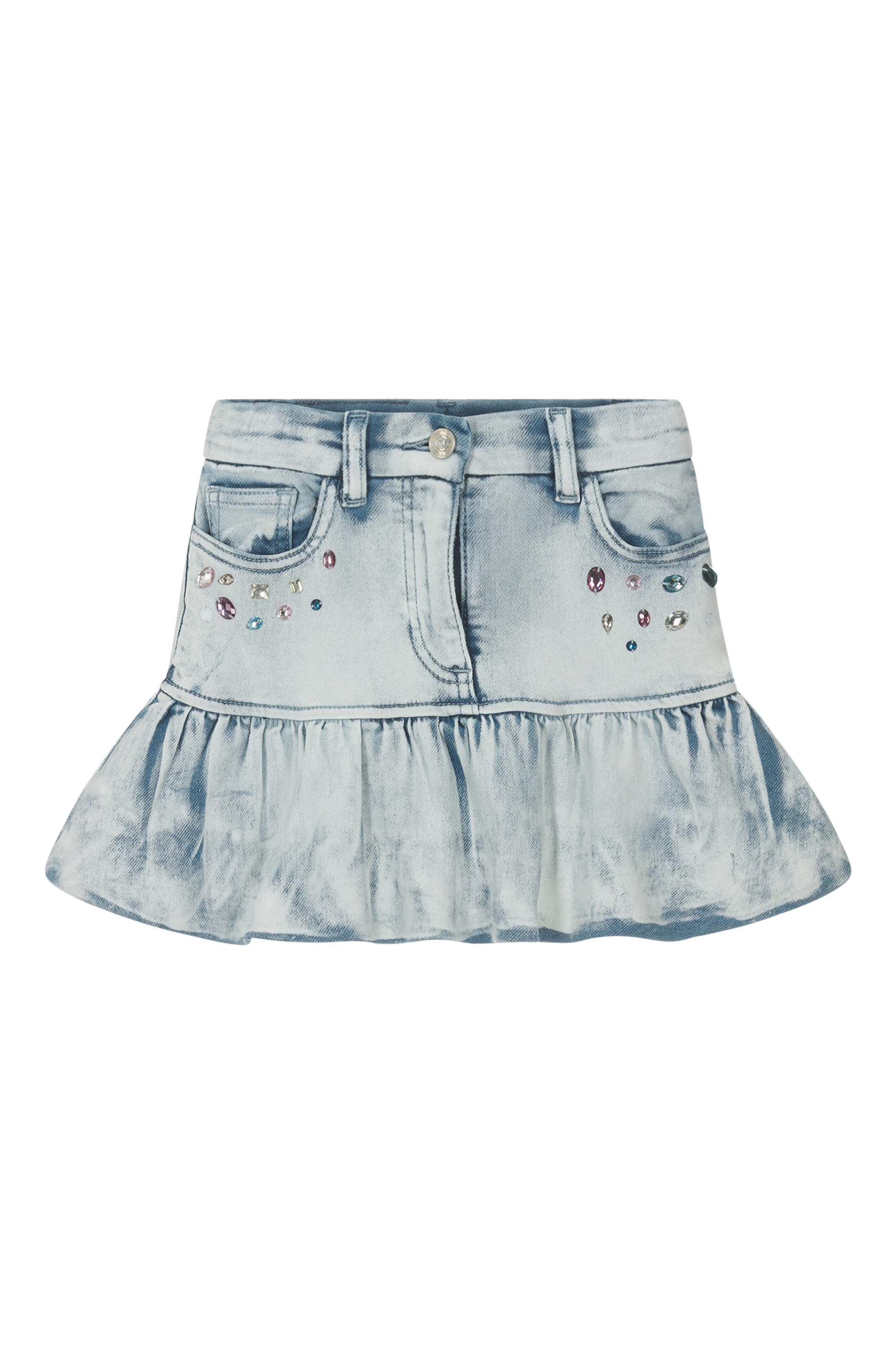 Kids Rhinestone Embellished Skirt