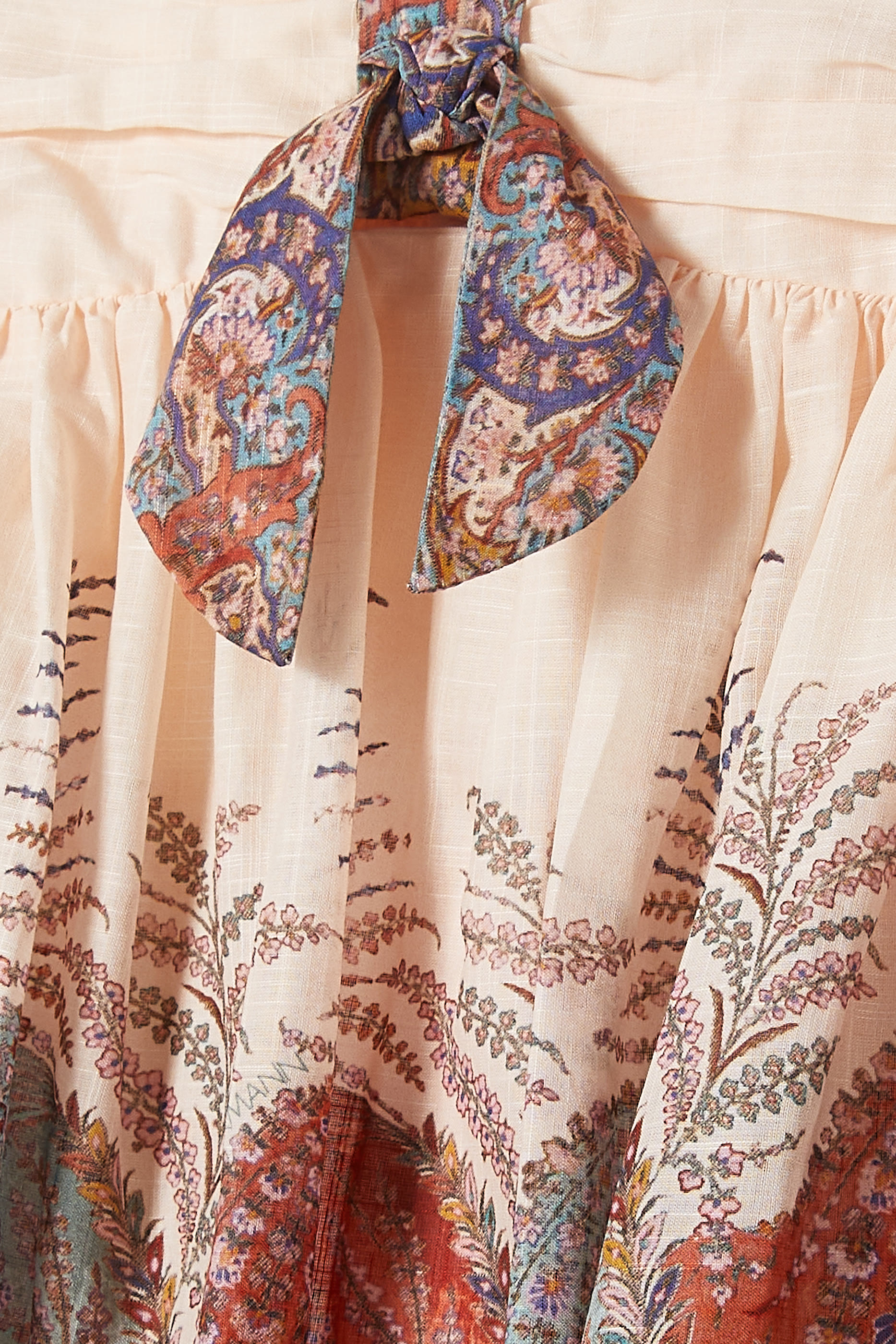 فستان ريانون بربطة في الأمام للأطفال