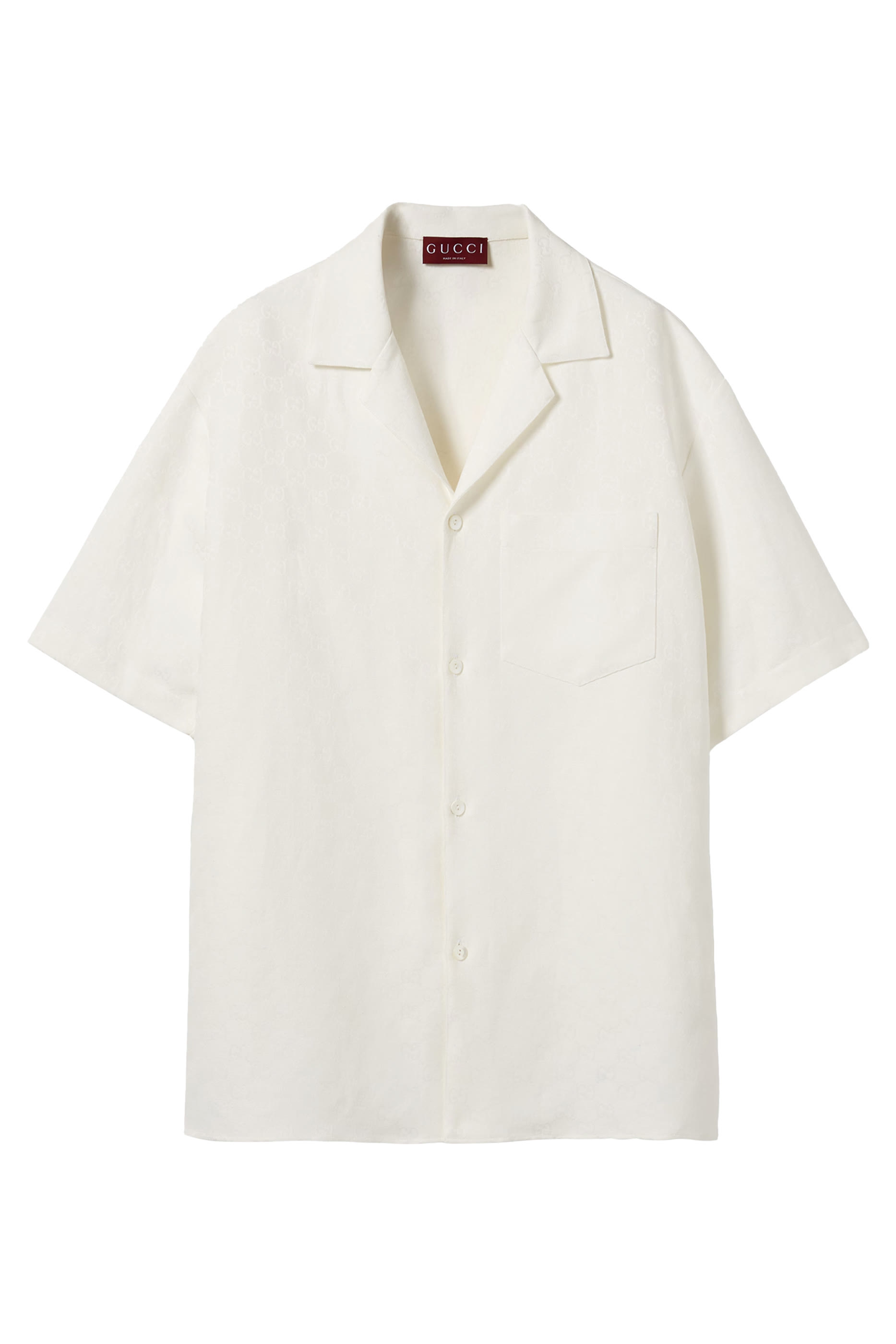 قميص قماش قنب بشعار الماركة