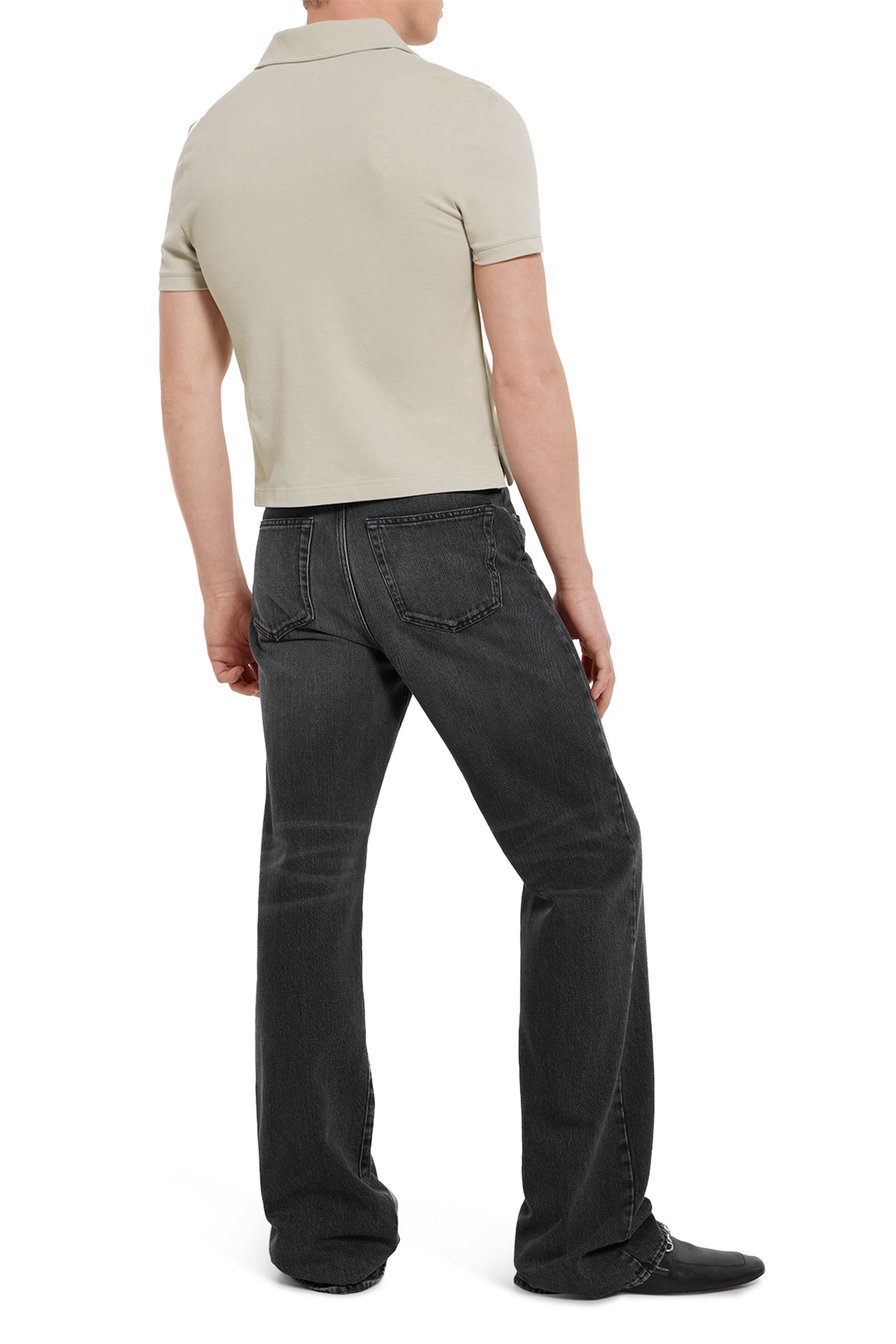 قميص بولو مطرز قطن بيكيه